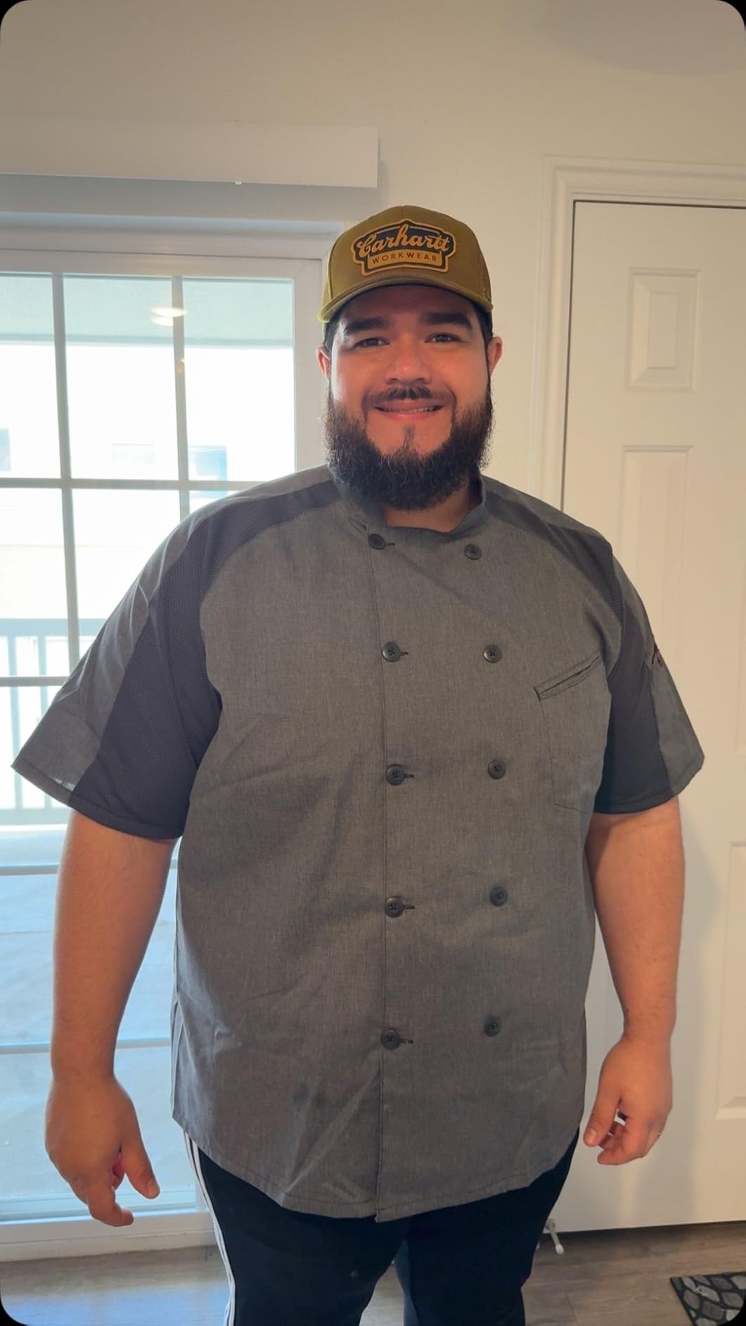 Red Kap Men's Airflow Raglan Chef Coat With Oilblok Chef's Jacket customer photo 1