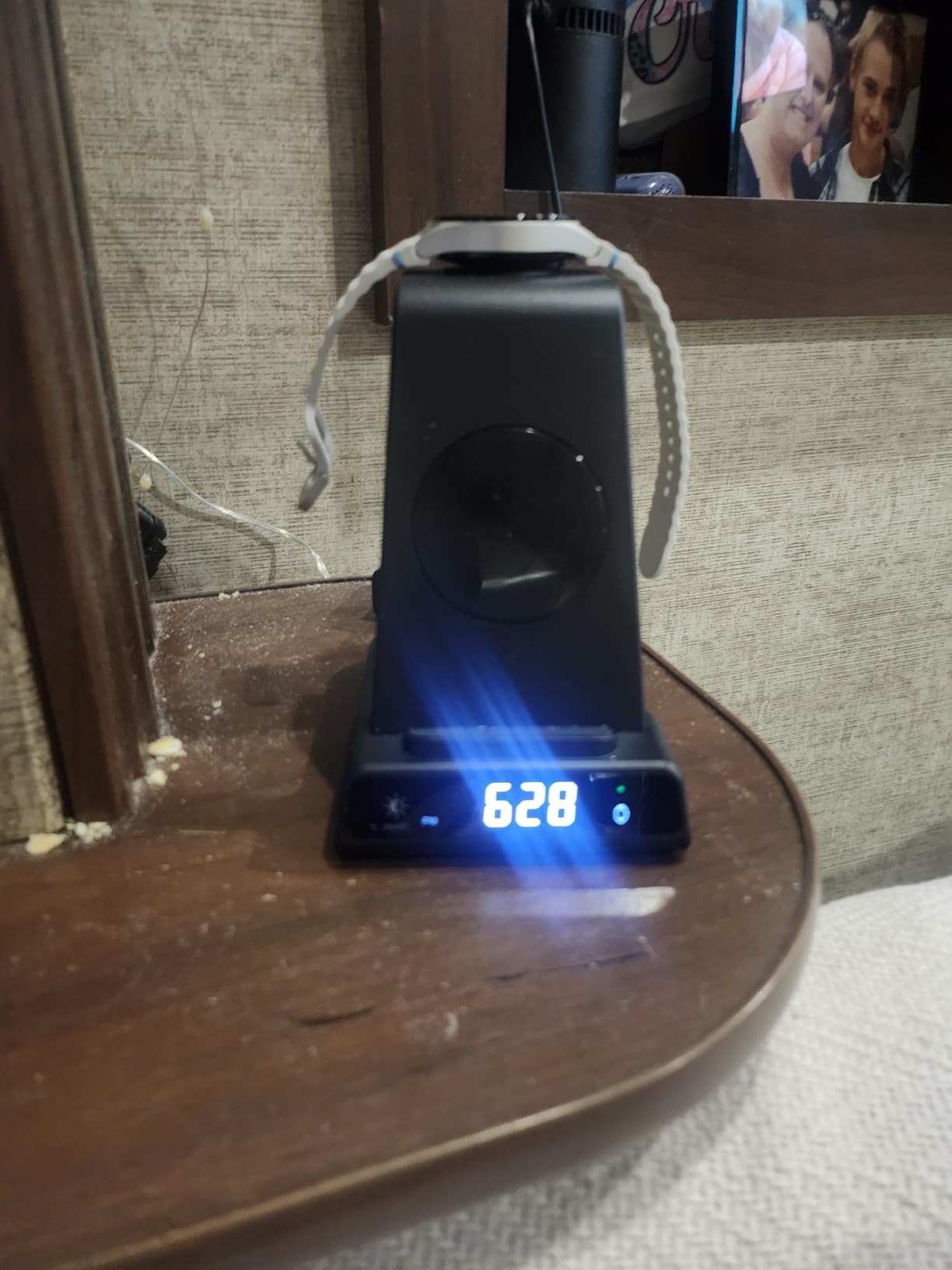 Wireless Charger for Samsung Charging Station with Clock for Samsung Galaxy S25 Ultra/S24 Ultra/Z Flip 7/Fold 6 customer photo 1