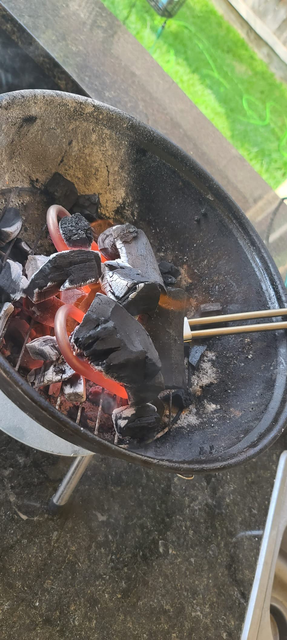 Electric Charcoal Starters 700W - BBQ Grill Fireplace Coal Lighter Easy & Quick Ignite Briquettes |No Sparks or Flames | 304 Coils 5f Cable for BGE Deep Grill (X-Large-Charcoal Starter) customer photo 2