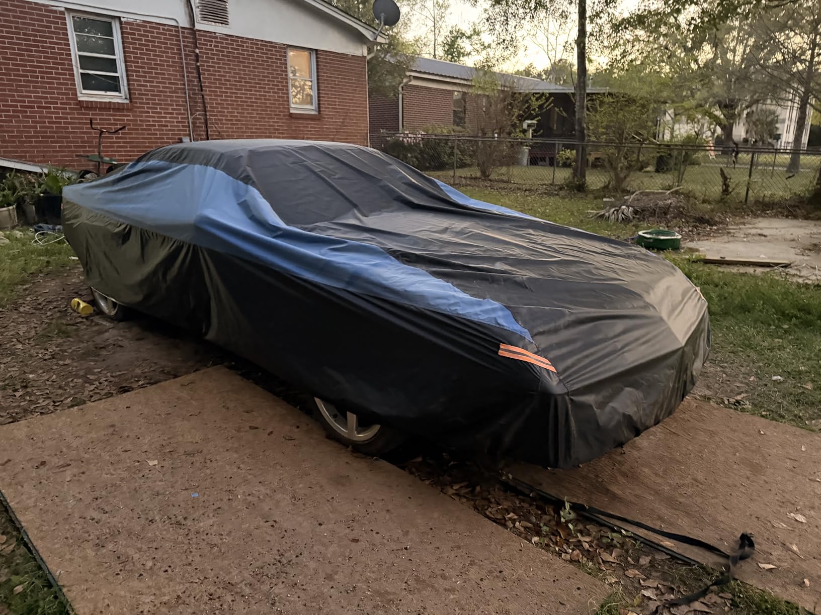 GUNHYI Car Cover for Automobiles All Weather Waterproof, Universal Fit Sedan Chevrolet Corvette, Ford Fusion, Kia Stinger, Nissan Maxima, Buick Regal, Subaru Legacy, Honda Accord etc. customer photo 2