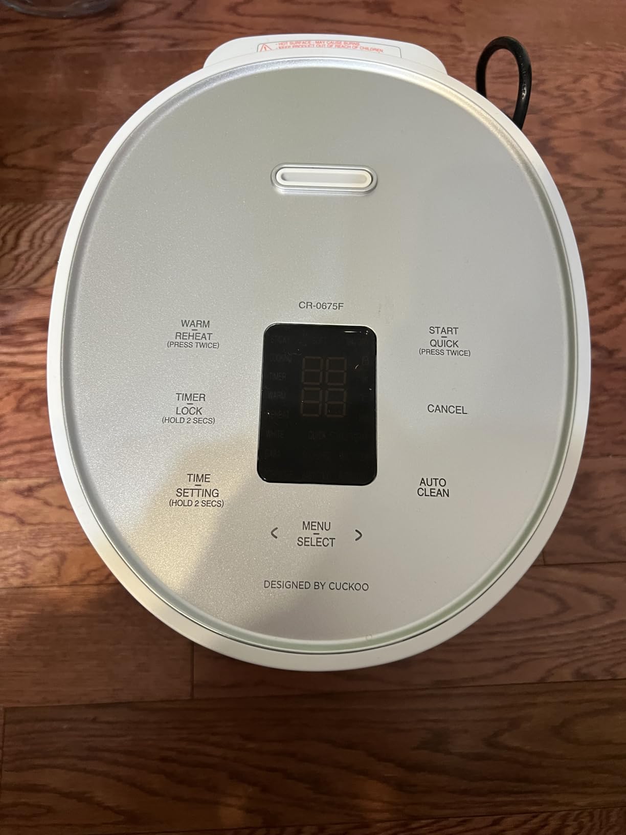 Cuckoo Micom Rice Cooker 6-Cup with Fuzzy Logic Technology, 9 Menu Options customer photo 1