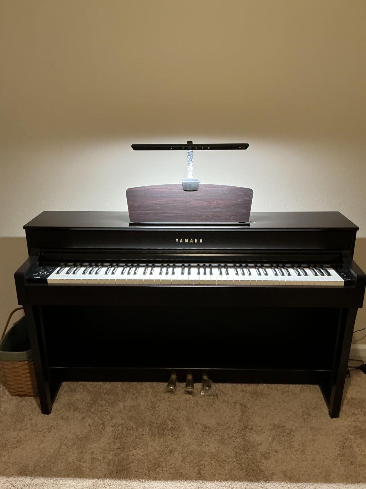 Piano Lights for Digital Piano and Grand Piano, Professional Led Clip lamp with Ambient Light, Favorite Mode, Piano Lamps for Sheet Music, Eye-Care 5 Levels Color Temperatures 5 Levels Dimming customer photo 2