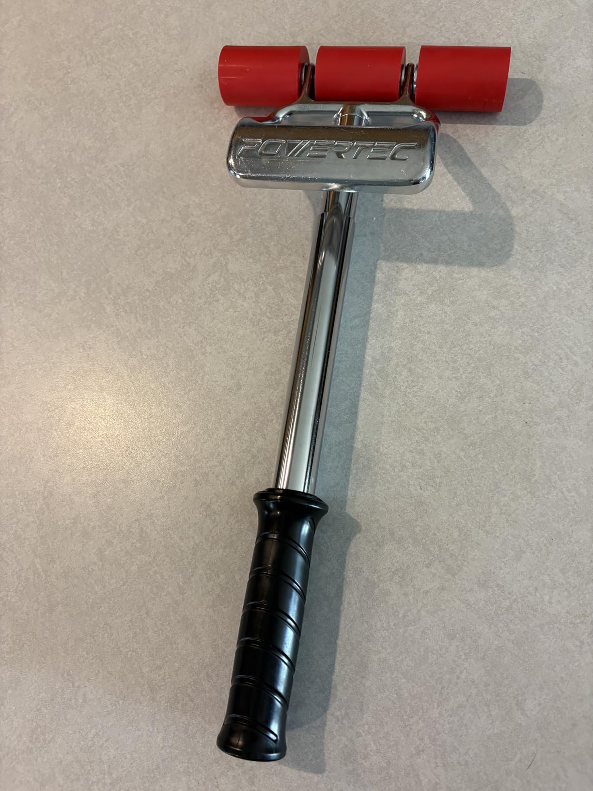 POWERTEC Extendable Floor and Wall Roller for Vinyl Flooring, Tile & Linoleum Roller with Extendable 17