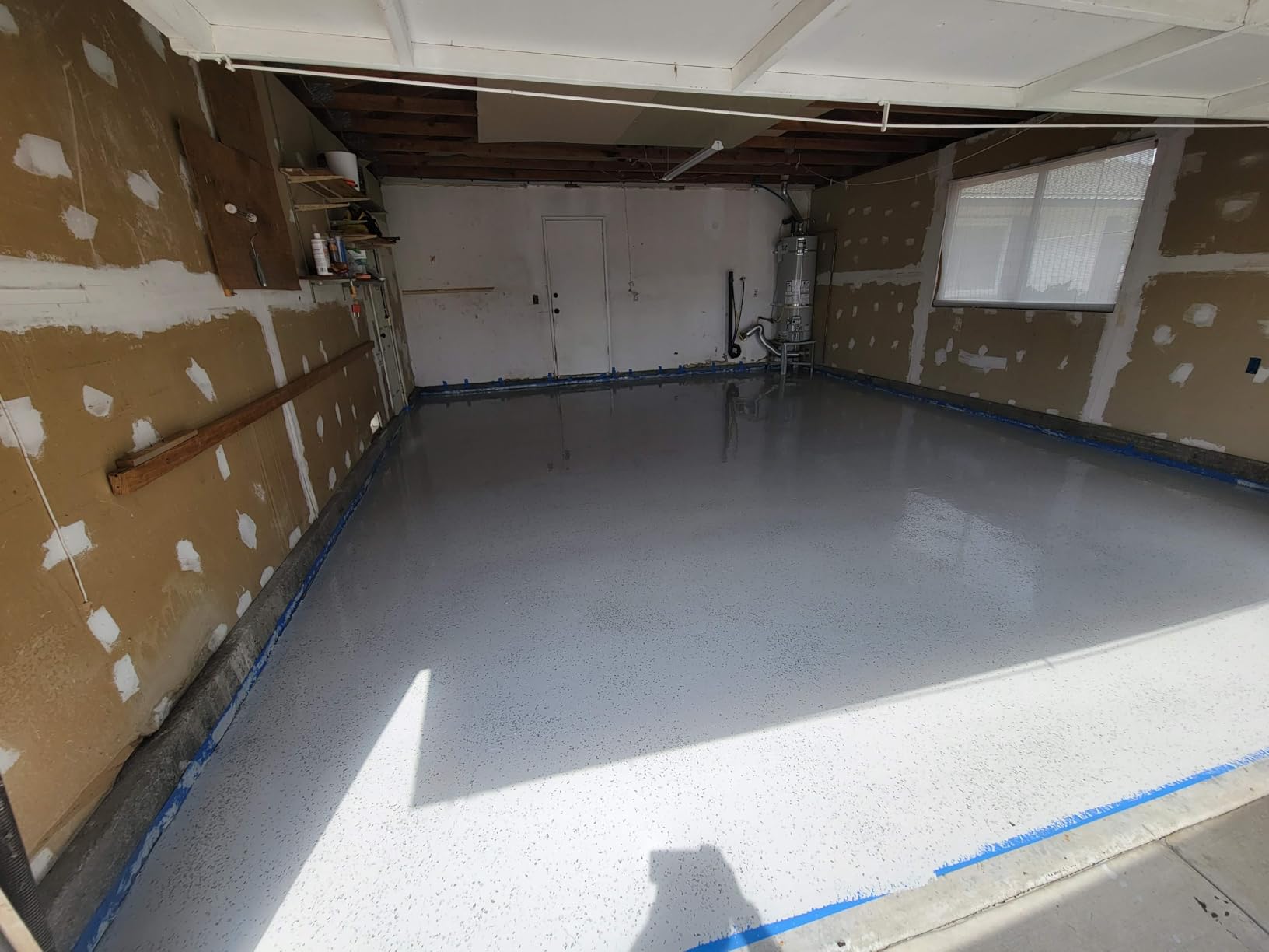 ArmorPoxy Garage Epoxy Floor Kit - 100% Solids - 2 Part Industrial-Grade Coating w/UltraGlaze Topcoat | DIY Slip & Hot Tire Resistant | 300 Sq Ft - Designer Gray - 17 pc kit customer photo 2