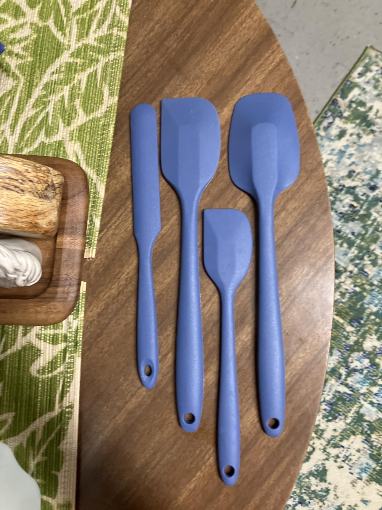 NileHome Silicone Spatula Set, 6 Pieces Food Grade Kitchen Utensils with Silicone Brush Heat Resistant BPA-free Rubber Spatula for Scraping, Baking, Cooking, Mixing customer photo 2