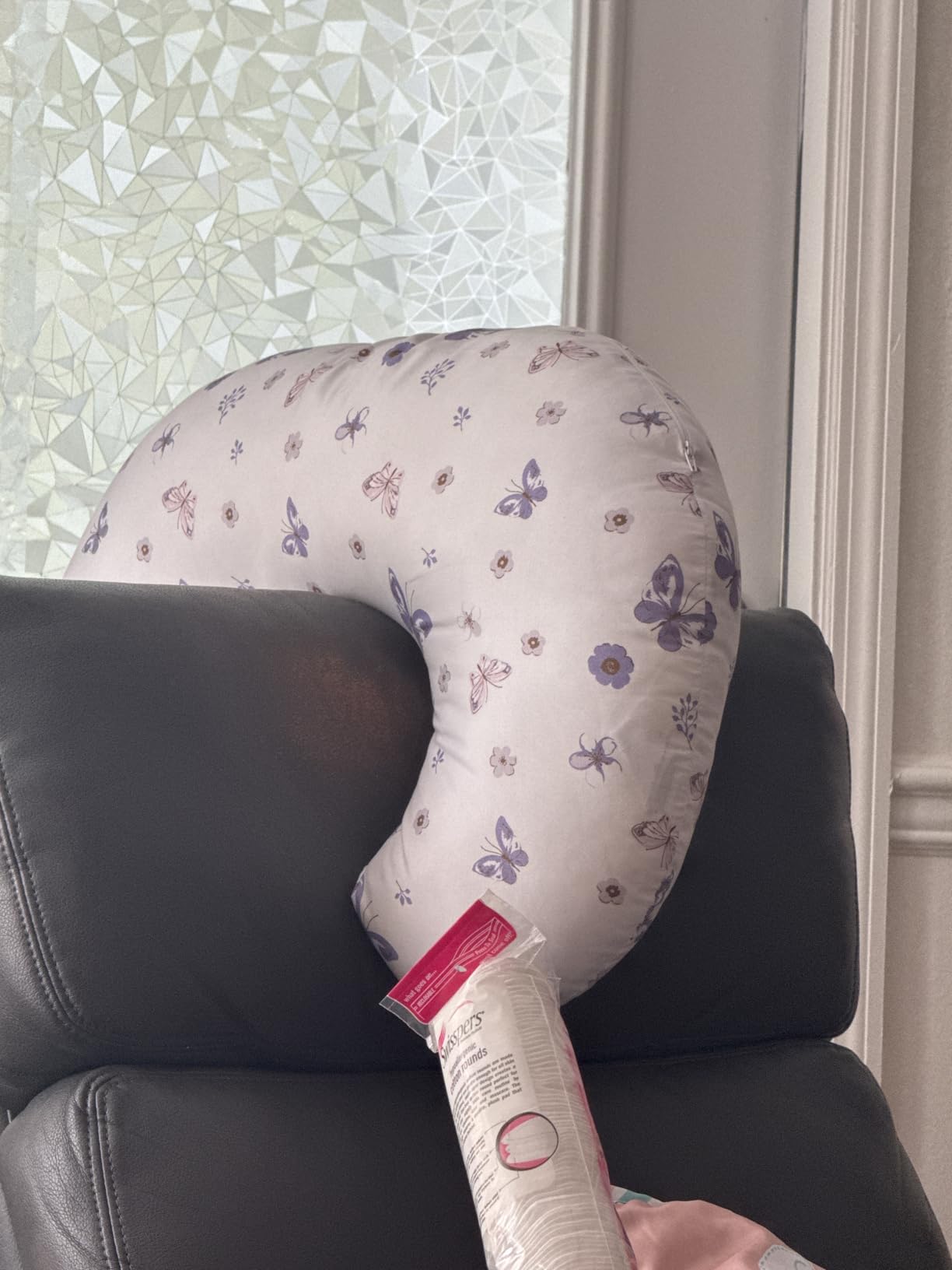 Plushii Nursing Pillow, Breathable Nursing Pillows for Breastfeeding, Breast Feeding Pillows for Mom, Breastfeeding Pillows for Bottle Feeding, Tummy Time, Sitting Support - Dinosaurs World customer photo 1