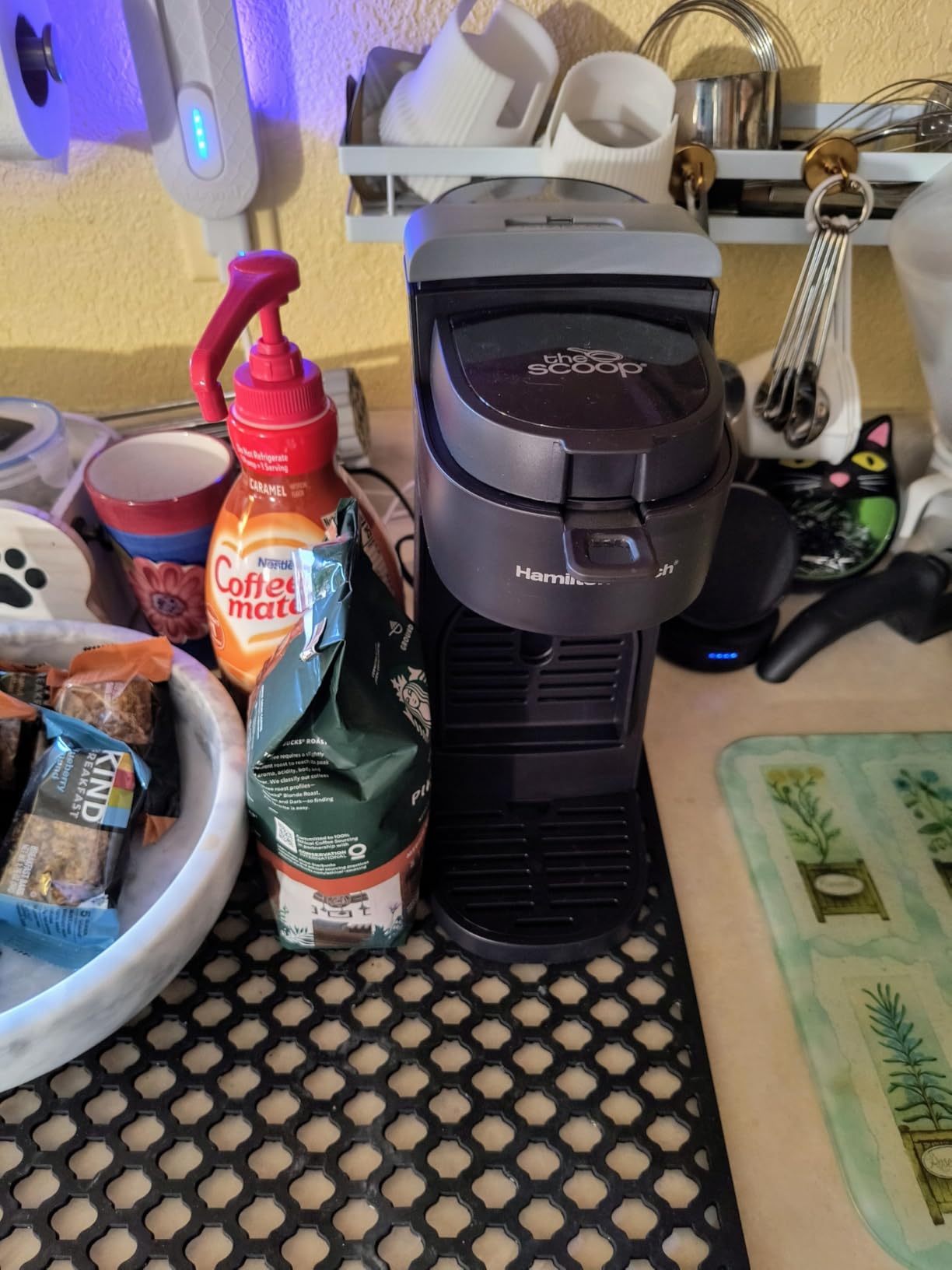 Hamilton Beach The Scoop Single Serve Coffee Maker & Fast Grounds Brewer for 8-14oz. Cups, Brews in Minutes, Black (47620), Next Gen customer photo 1