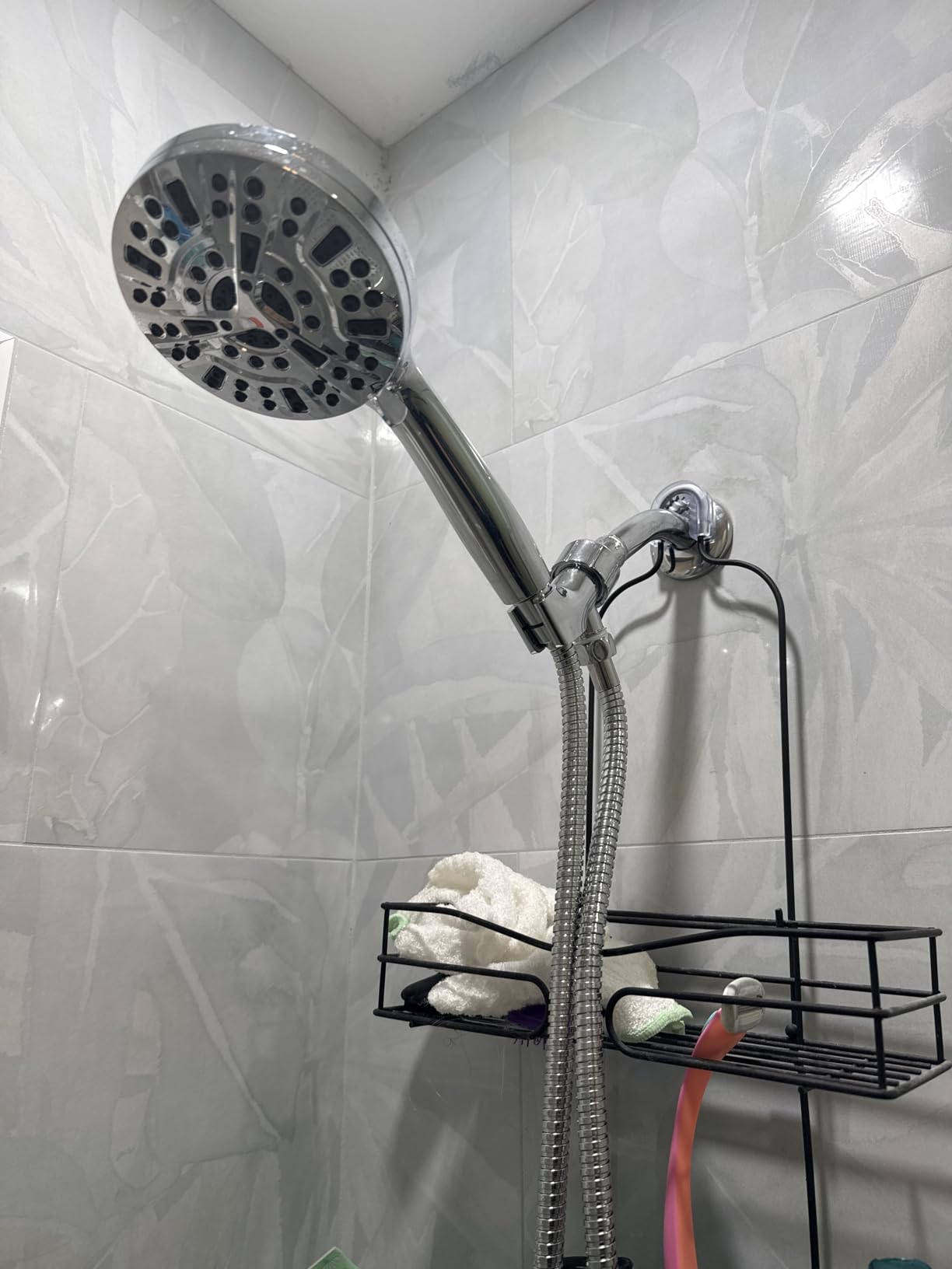 Shower Head, 10 Functions High Pressure shower head with handheld, Built-in Pause Mode & Power Wash, Non-Clogging Nozzles High Flow Hand Held Shower Head, Leakproof 6ft Hose & Adjustable Bracket customer photo 1
