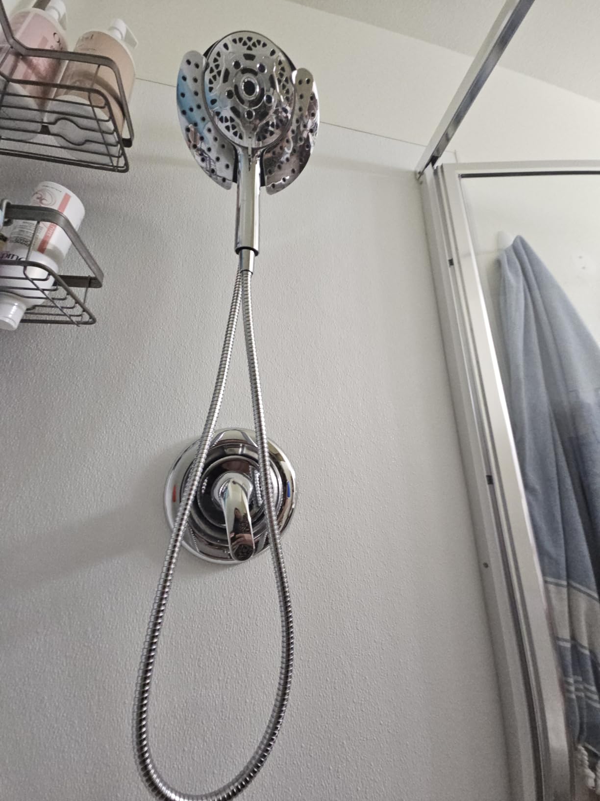Shower Head with Handheld High Pressure: INAVAMZ Hand Held Shower Head & Rain Shower Head 2-IN-1 Shower Head with 59