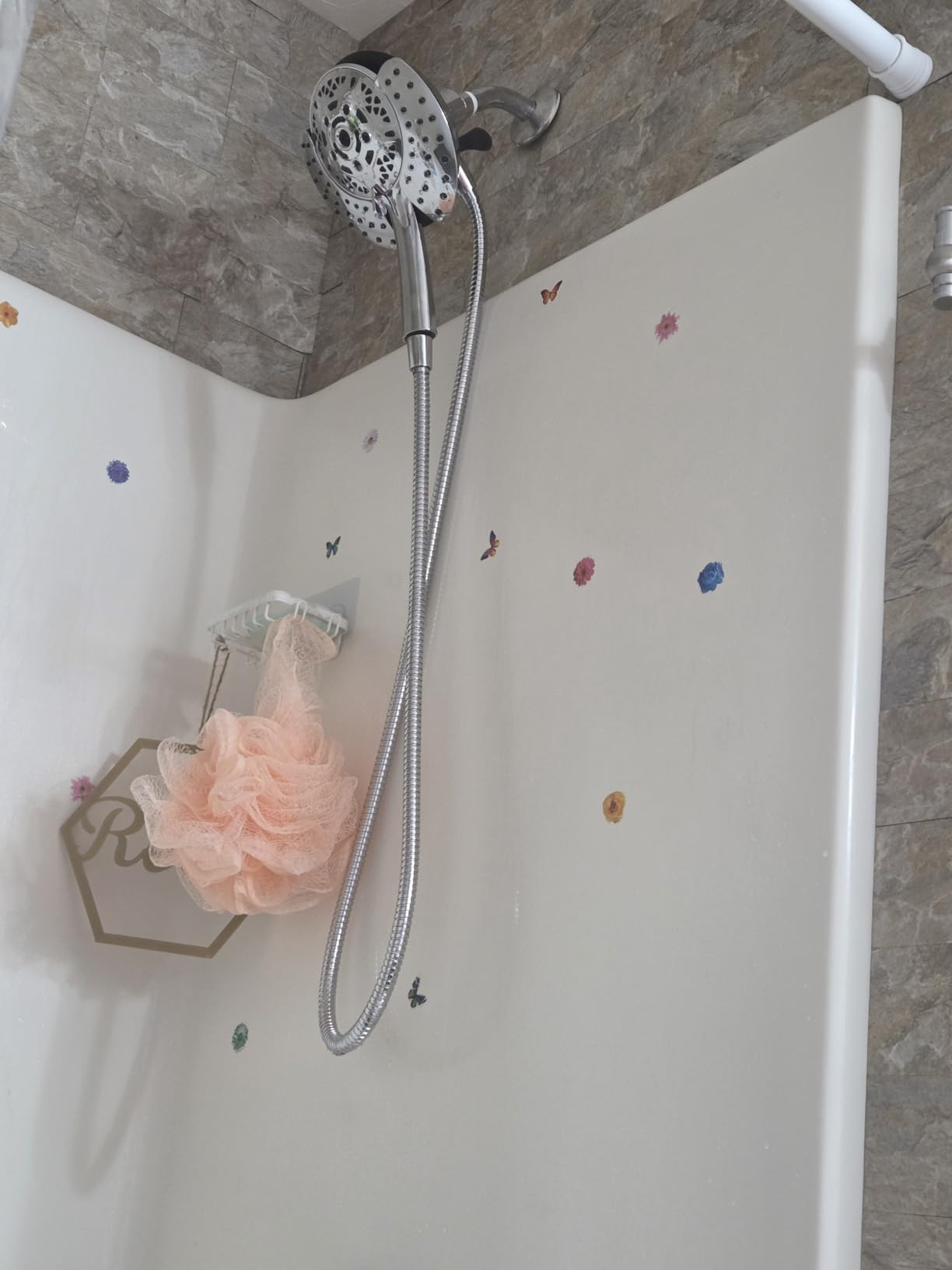 Shower Head with Handheld High Pressure: INAVAMZ Hand Held Shower Head & Rain Shower Head 2-IN-1 Shower Head with 59