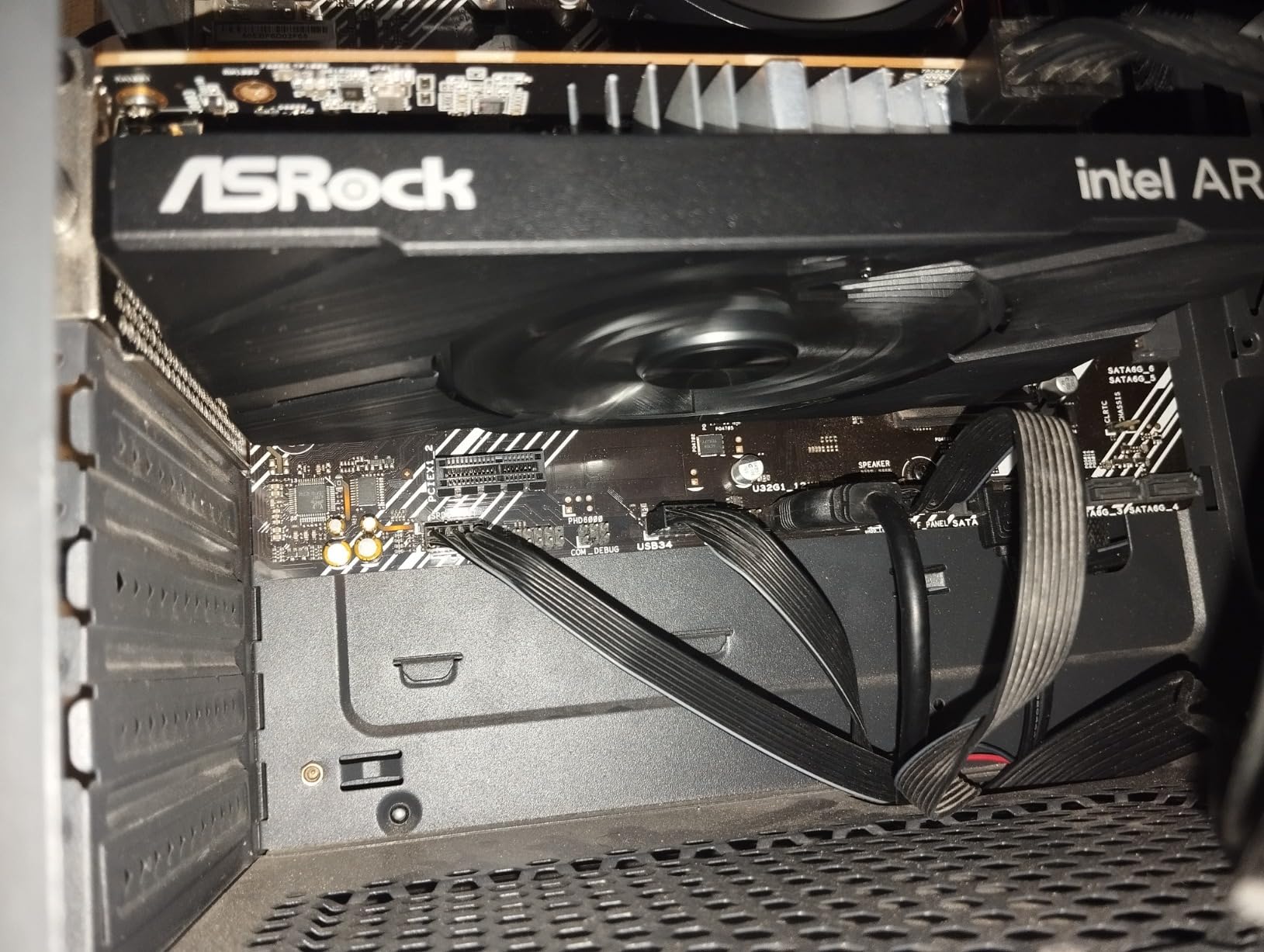 ASRock Intel Arc A380 Challenger ITX 6GB OC Graphics Card | Single Slot ITX | 2250 MHz | 6GB GDDR6 | DisplayPort 2.0 | HDMI 2.0b | 0dB Cooling | 8K Support | 500W | DirectX 12 Ultimate | PCle 4.0 customer photo 2