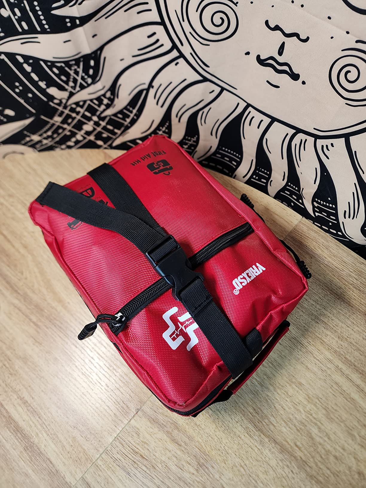 VRIEXSD 400 Piece Large First Aid Kit Premium Emergency Kits for Home, Office, Car, Outdoor, Hiking, Travel, Camping, Survival Medical First Aid Bag, Red customer photo 2