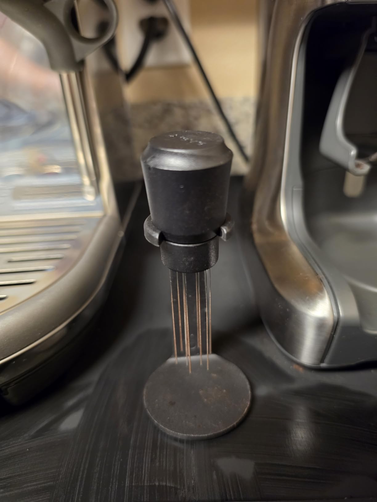 Aieve WDT Tool Espresso, Distribution Tool Espresso Accessories, 10 Needle Coffee Stirrer with Stand for Barista (Ease of Use in 2 Ways Installtion) customer photo 1