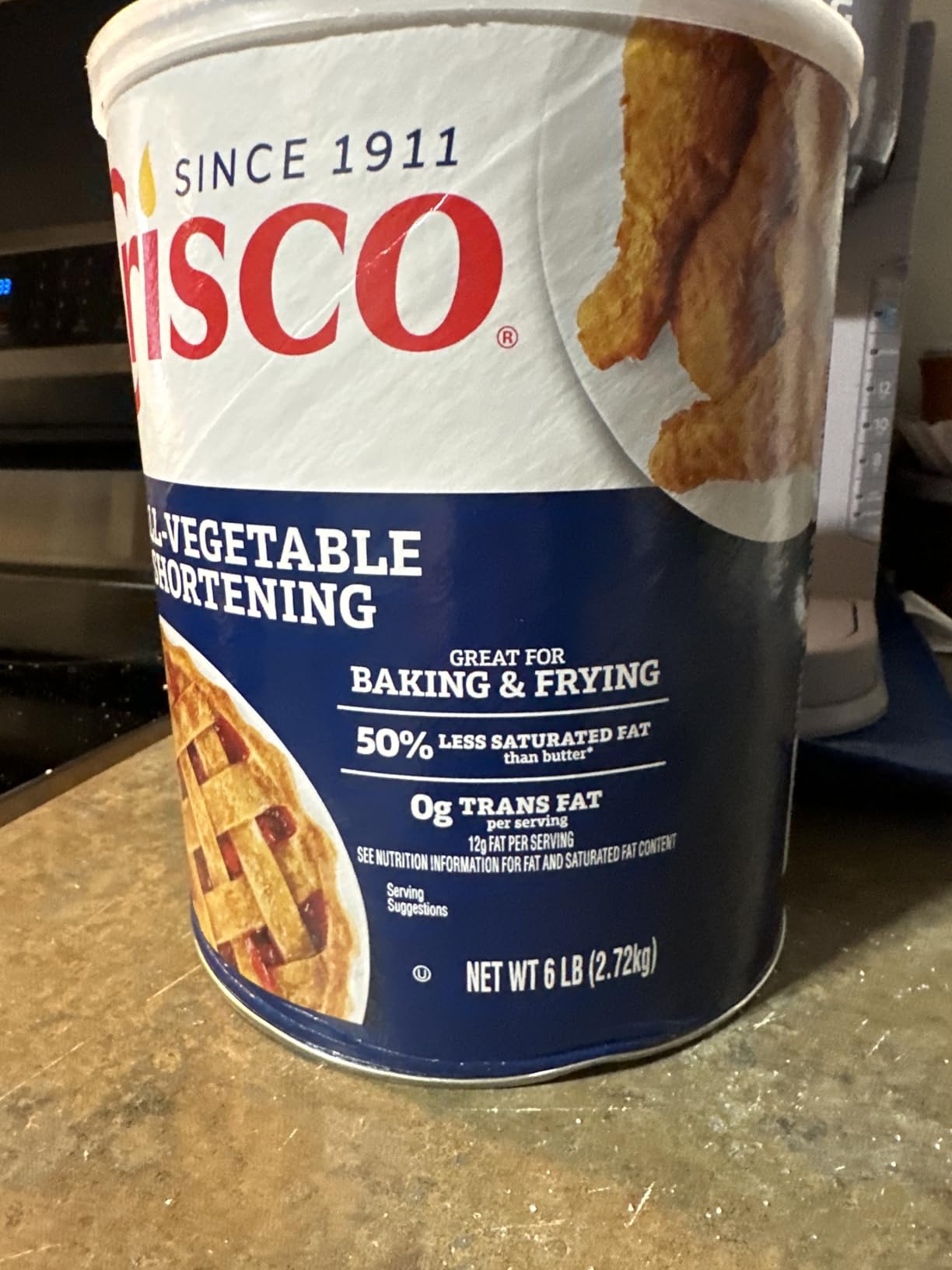 Crisco All-Vegetable Shortening, 6 Pounds customer photo 1