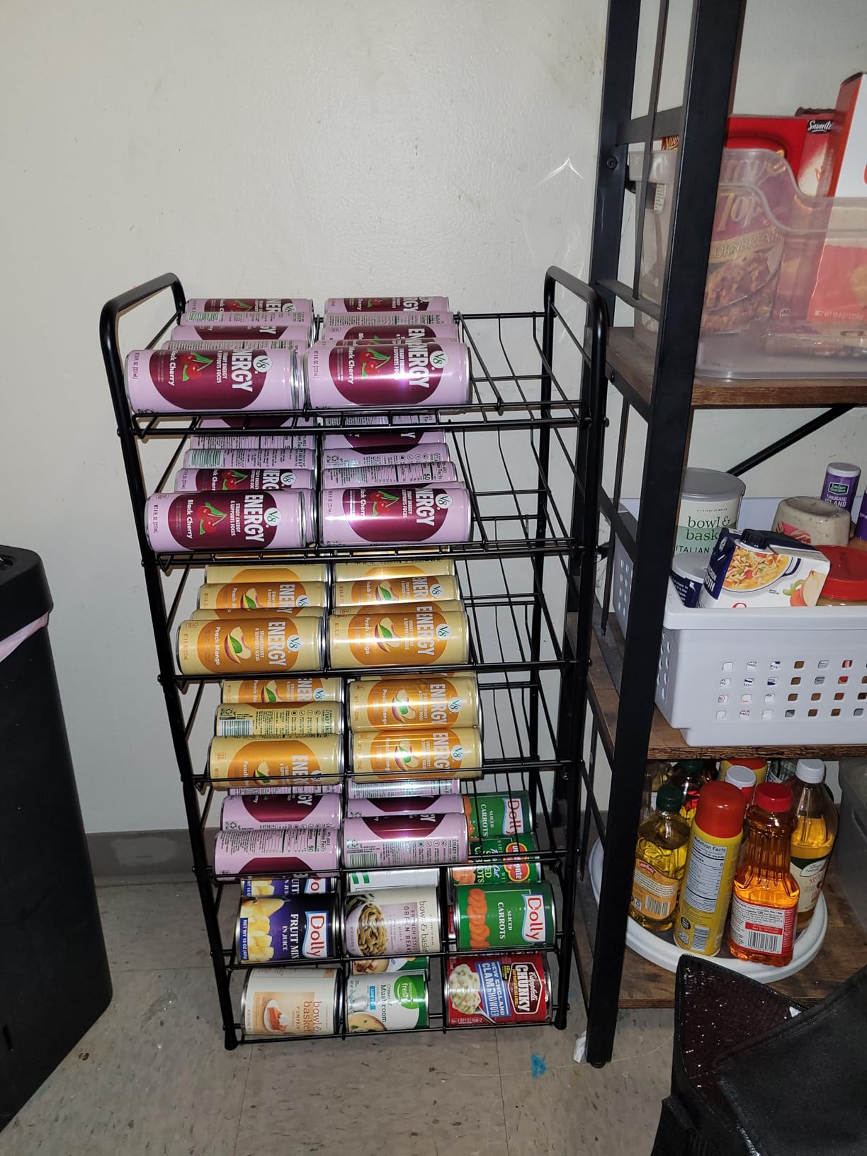 Vrisa Can Organizer for Pantry 7-tier Can Rack Organizer Holds up to 84 Cans customer photo 1