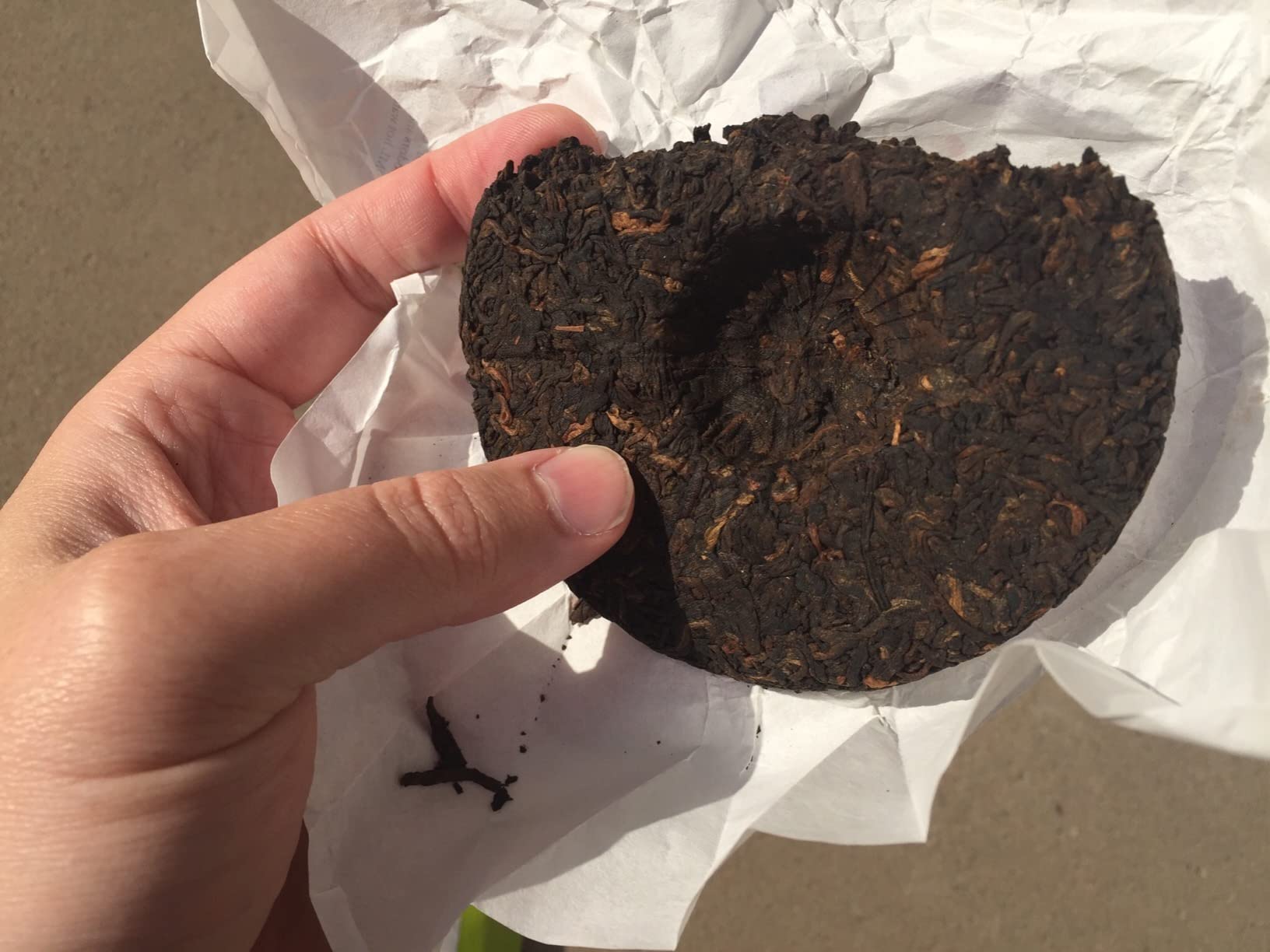 LWXLJMJZC 2020yr Aged Ripe Puerh Tea Cake 3.53oz - Dark Tea Pu erh - Shu (cook) Pu-erh Puer customer photo 2