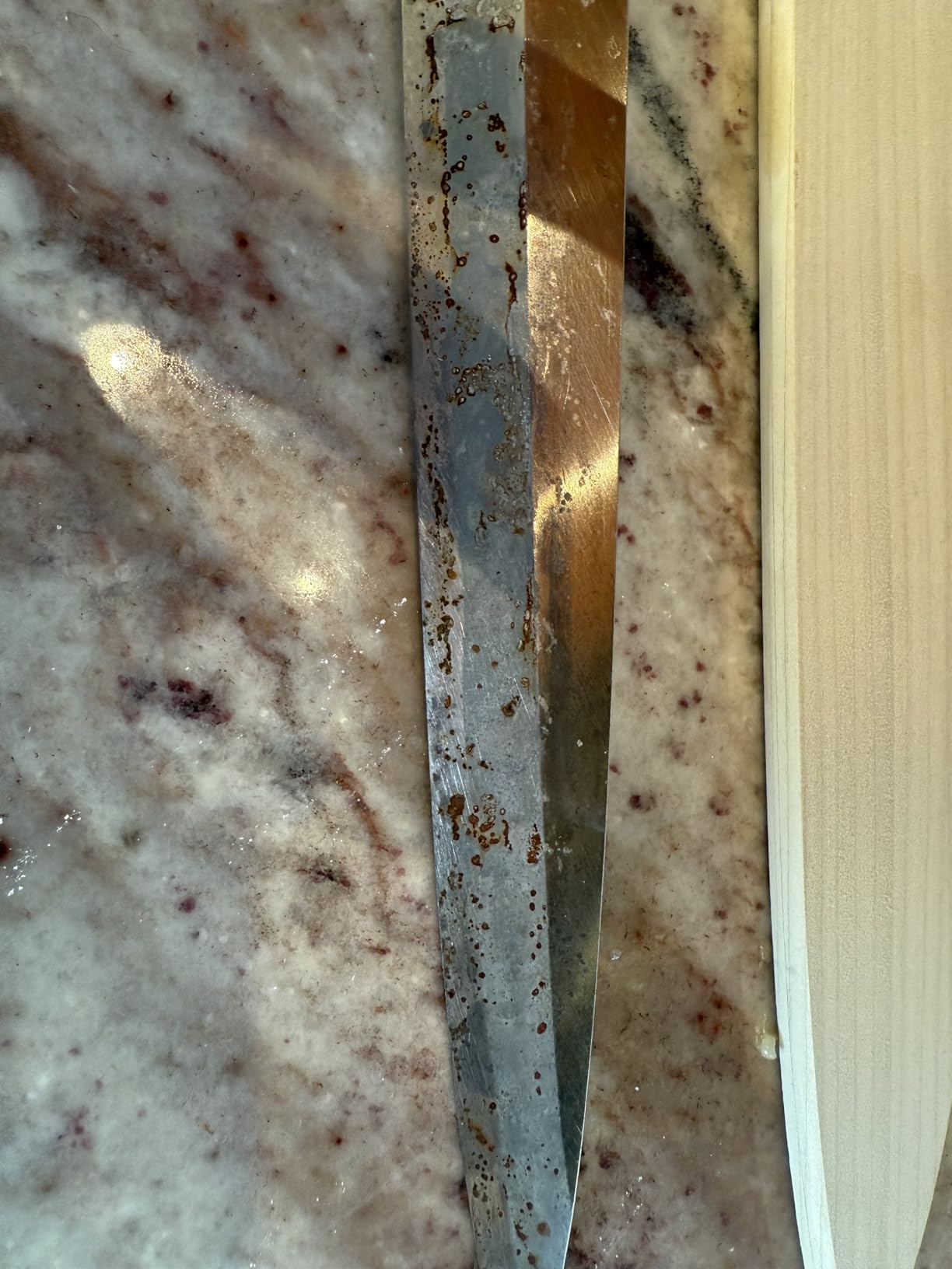 MASAMOTO KS Japanese Yanagiba Sushi Knife with Sheath 9.5