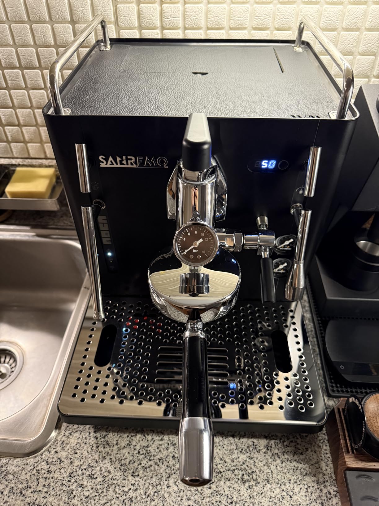 E61 Group Head Pressure Pump Gauge for Espresso Coffee Machine Brew Accessories customer photo 1