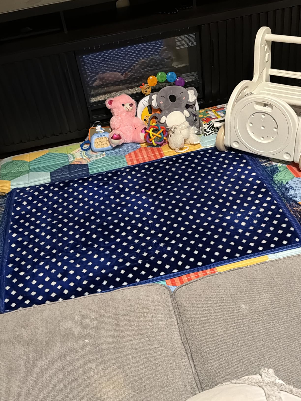 Infantino Foldable Soft Foam Play Mat, 57