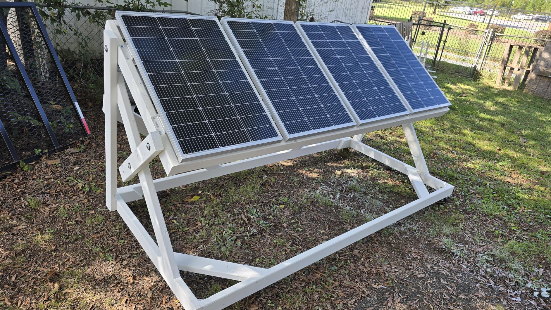 ECO-WORTHY 400 Watt 12 Volt Premium Solar Panel Kit: 4pcs 100W Solar Panel+ 40A MPPT Charge Controller+ Bluetooth Module+ Mounting Z Brackets, 400W 12V Solar Power Off Grid System for Home, RV, Boat customer photo 1