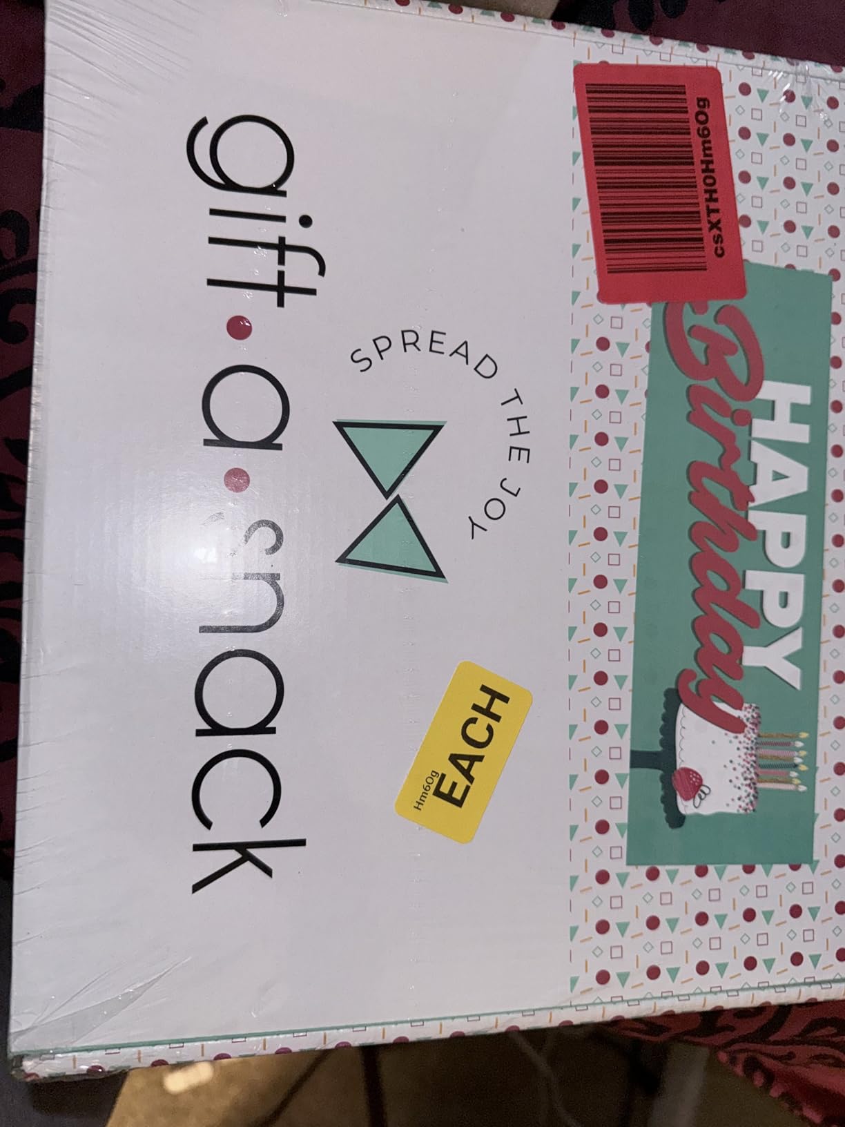Gift A Snack - Easter Treats, Snack Box Variety Pack Care Package + Greeting Card (40 Count) Birthday Sweet Treats Gift Basket, Candies Chips Crackers Bars Office Food Assortments & Variety Gifts customer photo 2