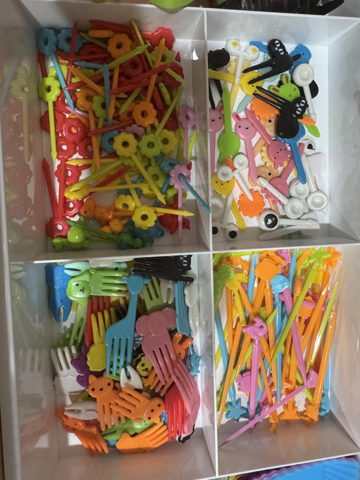 160PCS Food Picks for Kids with Storage Box, Kids Lunch Accessories for Bento Box, Animal Kids Food Picks for Picky Eater, Cute Toothpicks for Food Fruit, Fun Toddler Food Picks - BPA Free customer photo 2