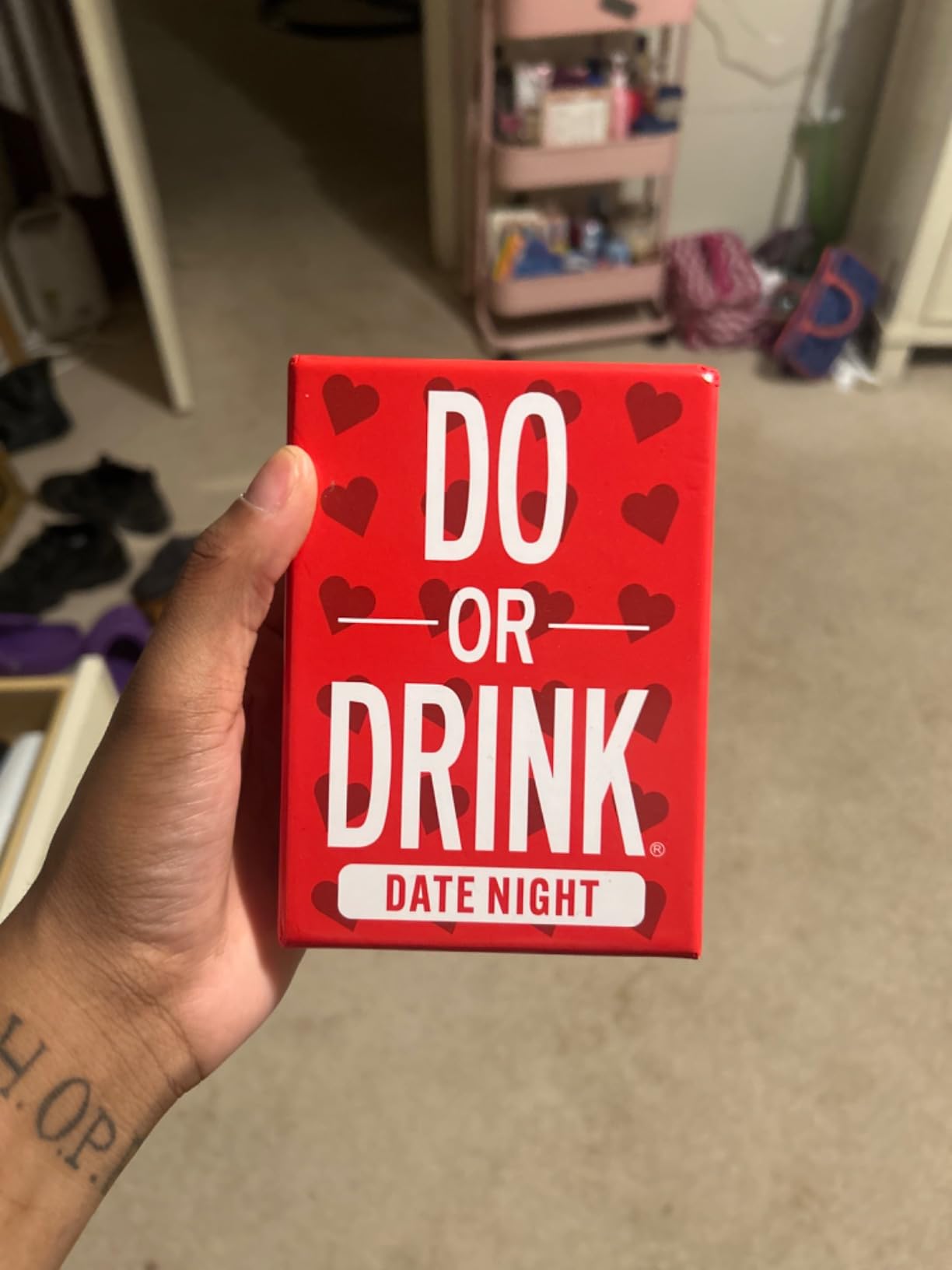 Do or Drink Date Night - Couples Drinking Card Game for Adults, Fun Romantic Game for Two, Perfect for Game Night, Parties, or Gifts for Boyfriend, Girlfriend, or Wife and Husband, 250 Cards customer photo 2