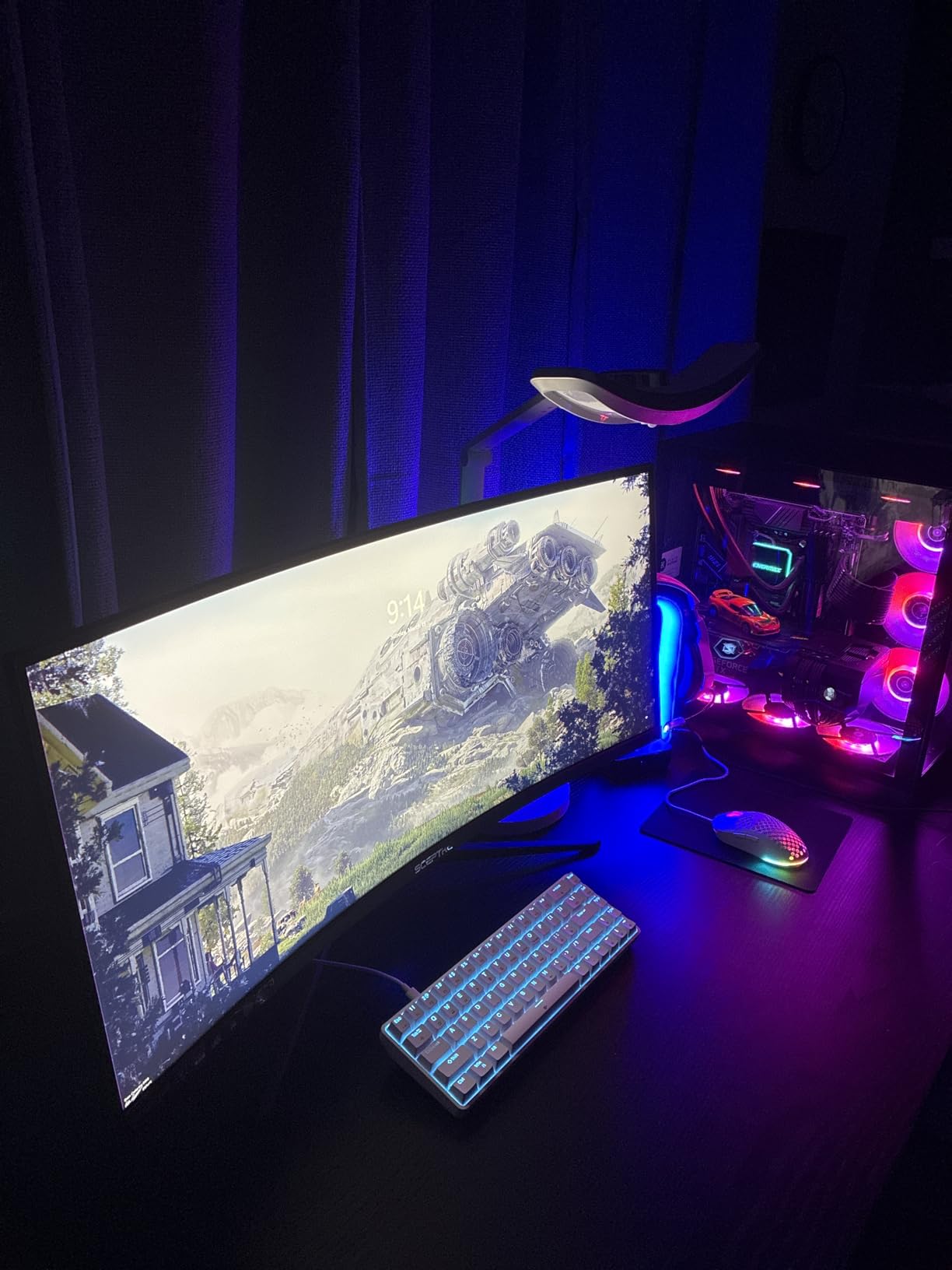 Sceptre 34-Inch Curved Ultrawide WQHD Monitor (3440 x 1440), R1500, up to 180Hz/165Hz, DisplayPort x2, 99% sRGB, 1ms, Built-in Speakers, Machine Black, 2025 (C345B-QUT168) customer photo 2