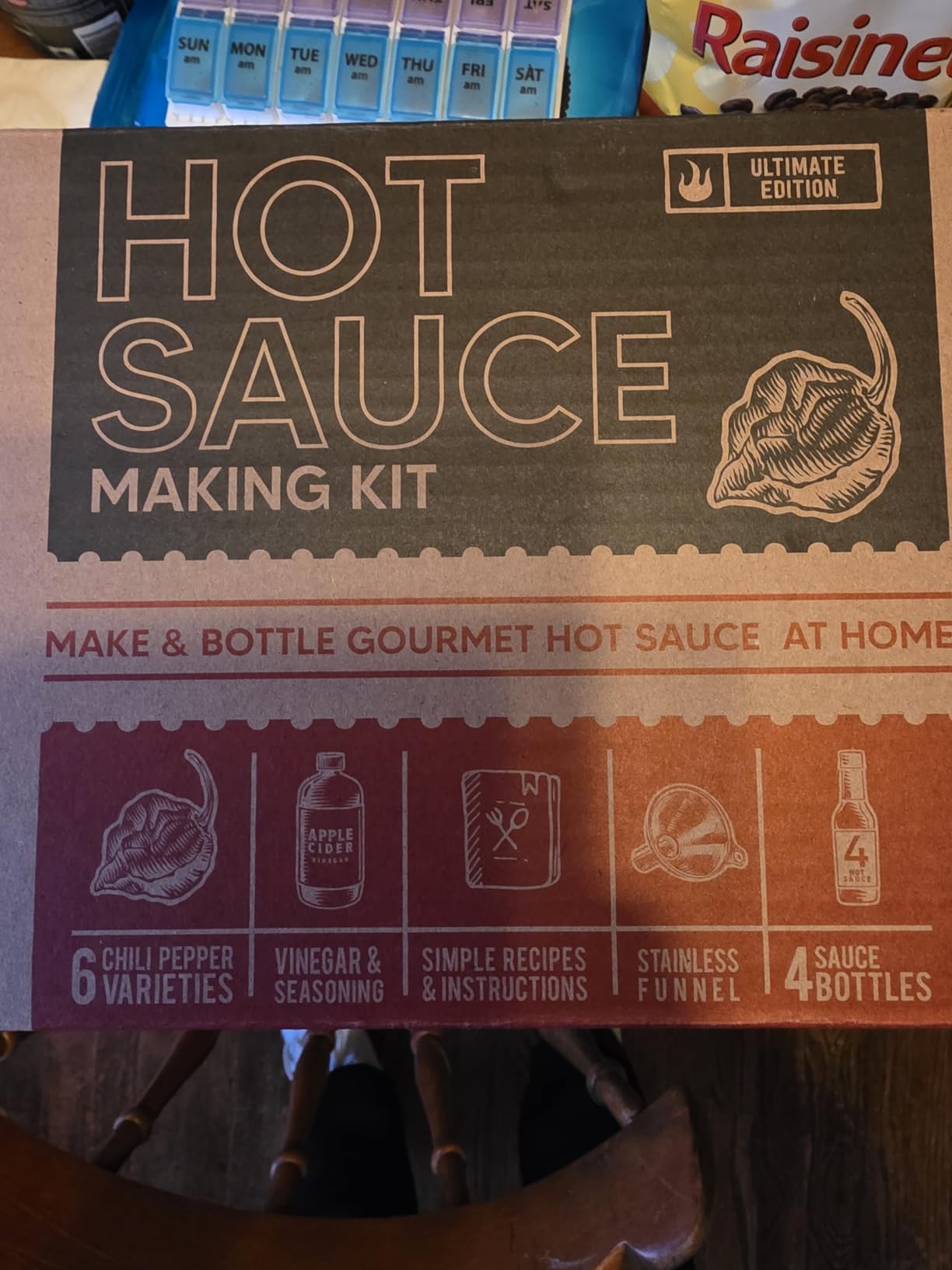 Ultimate Edition Hot Sauce Making Kit, 6 Varieties of Peppers, Ghost pepper, Habanero, Gourmet Spice Blend, 4 Bottles, Labels, Book, Gift For Dad (Ultimate Edition) customer photo 1