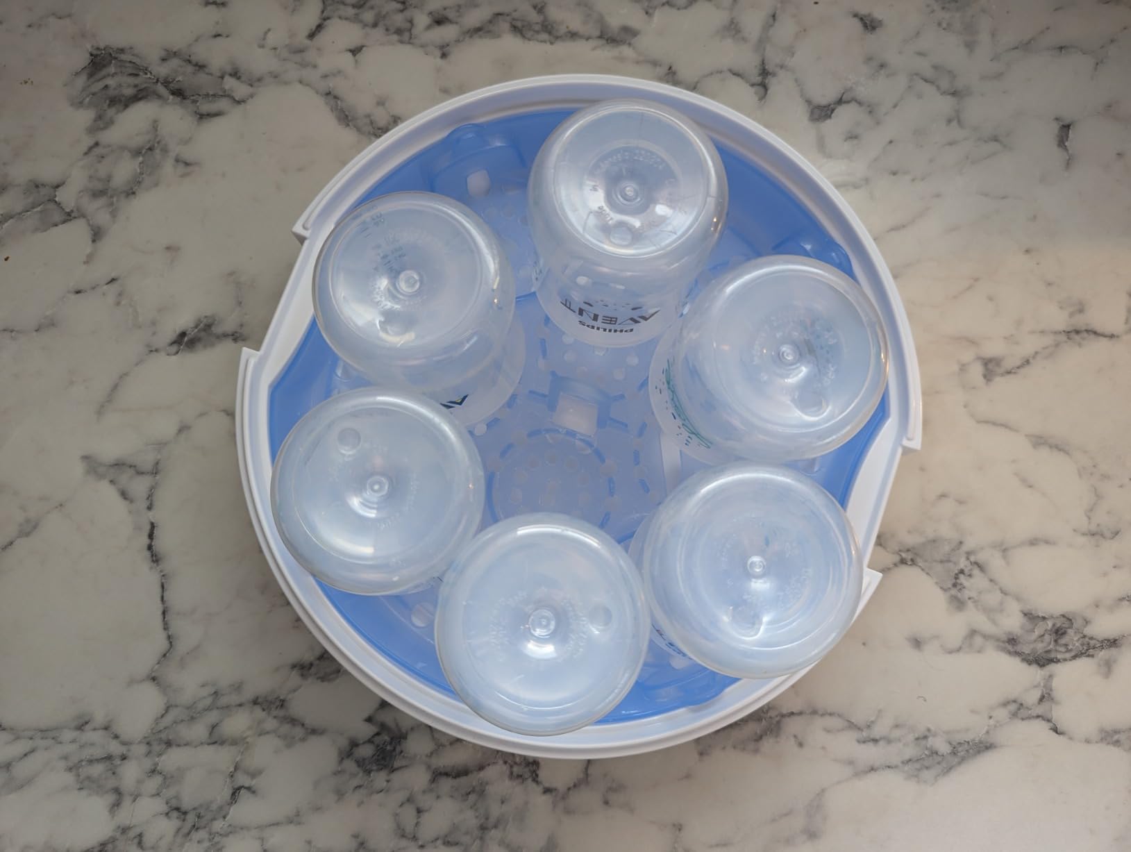 Philips AVENT Microwave Steam Sterilizer for Baby Bottles, Pacifiers, Cups and More, SCF281/05 (Pack of 3) customer photo 1