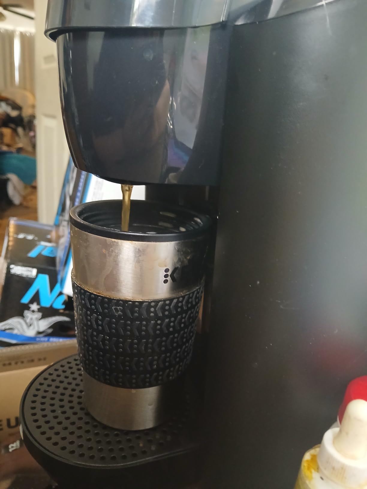 Keurig K-Compact Single-Serve K-Cup Pod Coffee Maker, with 3 Brew Sizes, Smart Start Feature, 36oz Removable Reservoir, Black customer photo 2