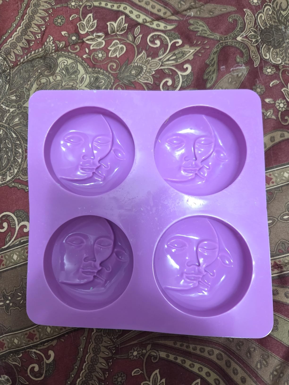 Moukiween Soap Molds Silicone, 3D Rectangular Flower Pattern Silicone Molds for Handmade Craft Soap, Bath Bombs, Chocolate Bars, DIY Candle, Polymer Clay Design customer photo 1