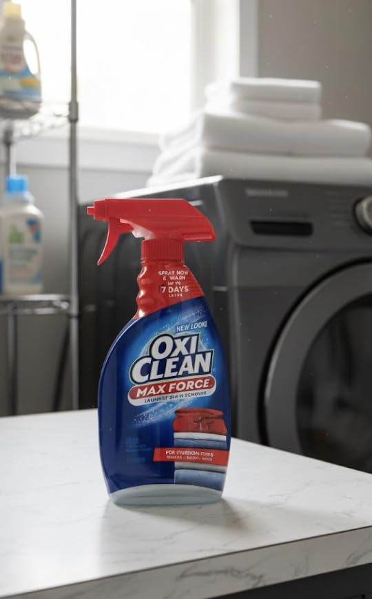 OxiClean Max Force Laundry Stain Remover Spray, Newborn & Baby Essentials, Stain Treater, 12 fl oz, 3-Pack customer photo 2