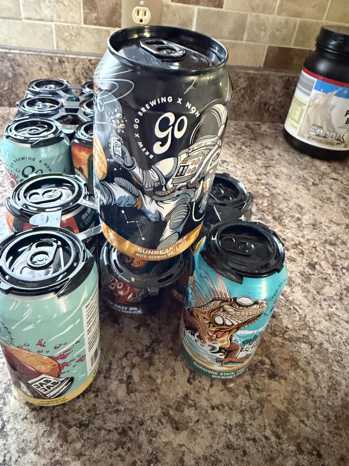 Go Brewing - 12 Mixed Pack - Non-Alcoholic Brew - Small Batch Brew - Classic Ingredients - Non Alcoholic Assorted Variety Pack - Low-Calorie, NA Brew (12 oz, 12 Pack) customer photo 2