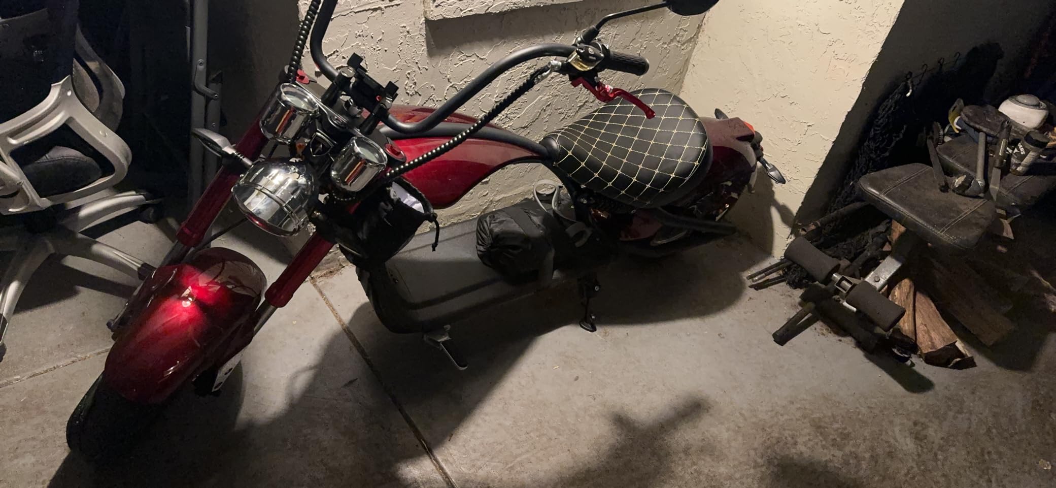 eAhora DOT Approved M1P Electric Motorcycle for Adults, 37MPH 2000W Motor 60V 30Ah Lithium Battery 40 Miles Range, Full Suspension Dual Hydraulic Brakes, 2 Person Commuting Street Legal Bike customer photo 2