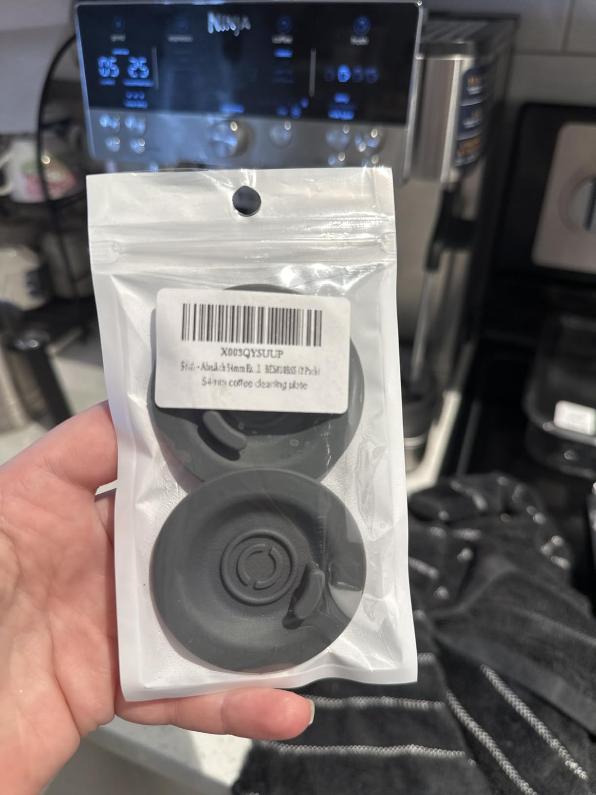 58mm Espresso Backflush Cleaning Disc For Breville Espresso Machines BES980XL/ BES990/ BES900XL/ BES920XL (2 Pack) customer photo 1