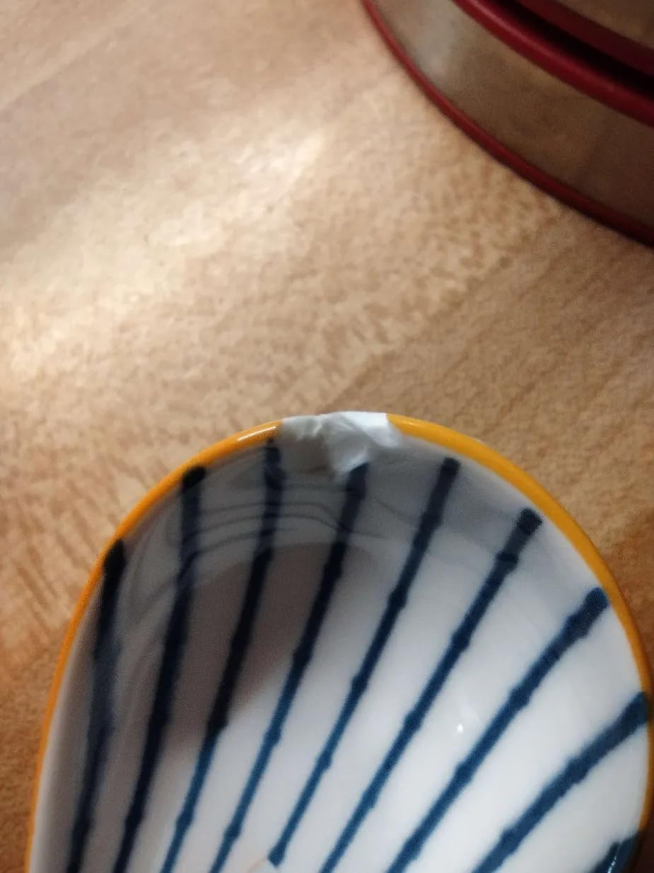 IQCWOOD Ceramic Asian Soup Spoons, Blue and White Japanese Spoon for Soup Rice Ramen Pho Wonton Dumpling Miso, Deep Oval Hook Design customer photo 1