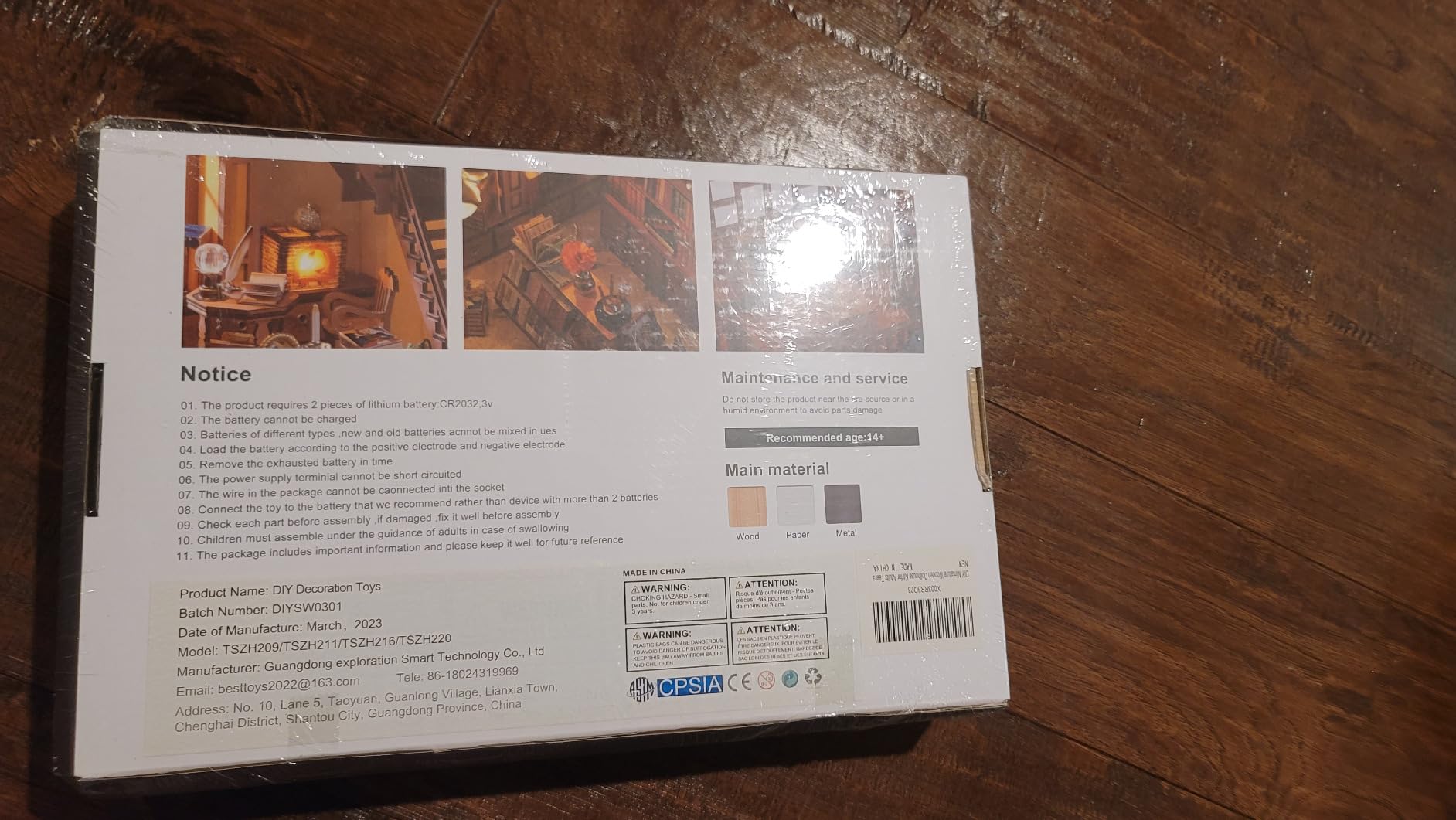 Quanquer Miniature House Kit: Magic Book Store Book Nook with Furniture and LED Light - DIY Kits for Adults - Wooden Doll House - Great Handmade Craft Model - Tiny House Decor Ideal Gifts customer photo 1