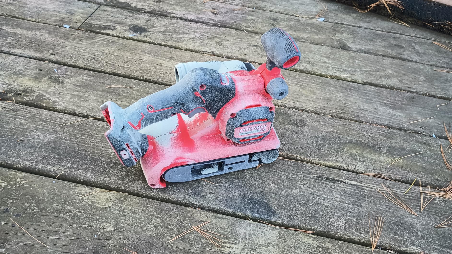 CRAFTSMAN V20 Brushless Belt Sander (CMCW223B) customer photo 1