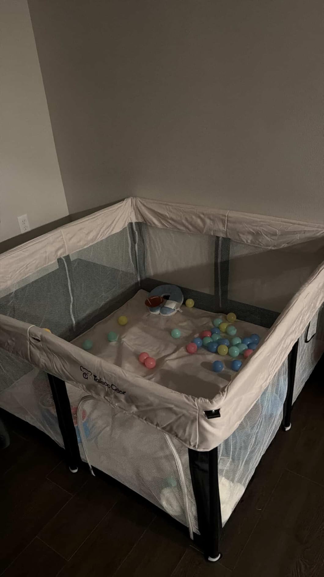 TOREVSIOR Foldable Baby Playpen with Mat, 50