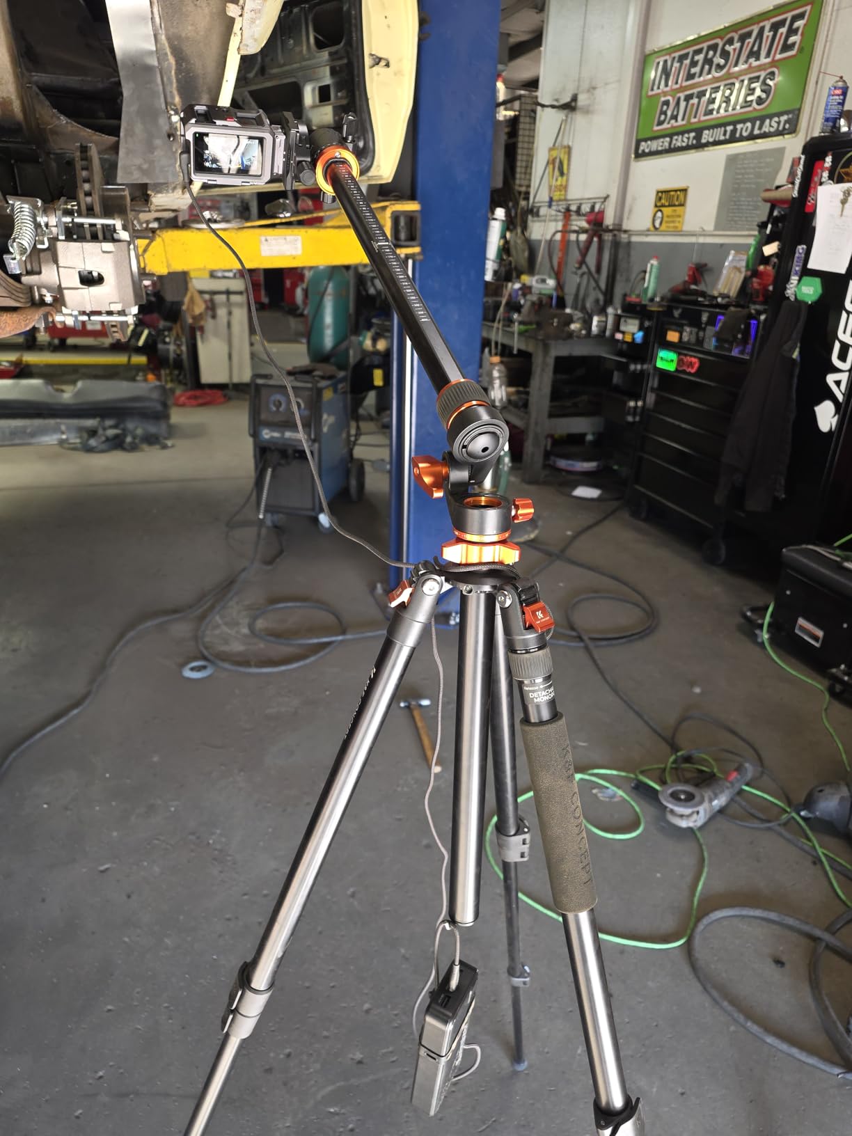 K&F CONCEPT 90''/230cm Ultra High Camera Tripod, Horizontal Overhead Shooting Flexible Travel Tripods customer photo 2