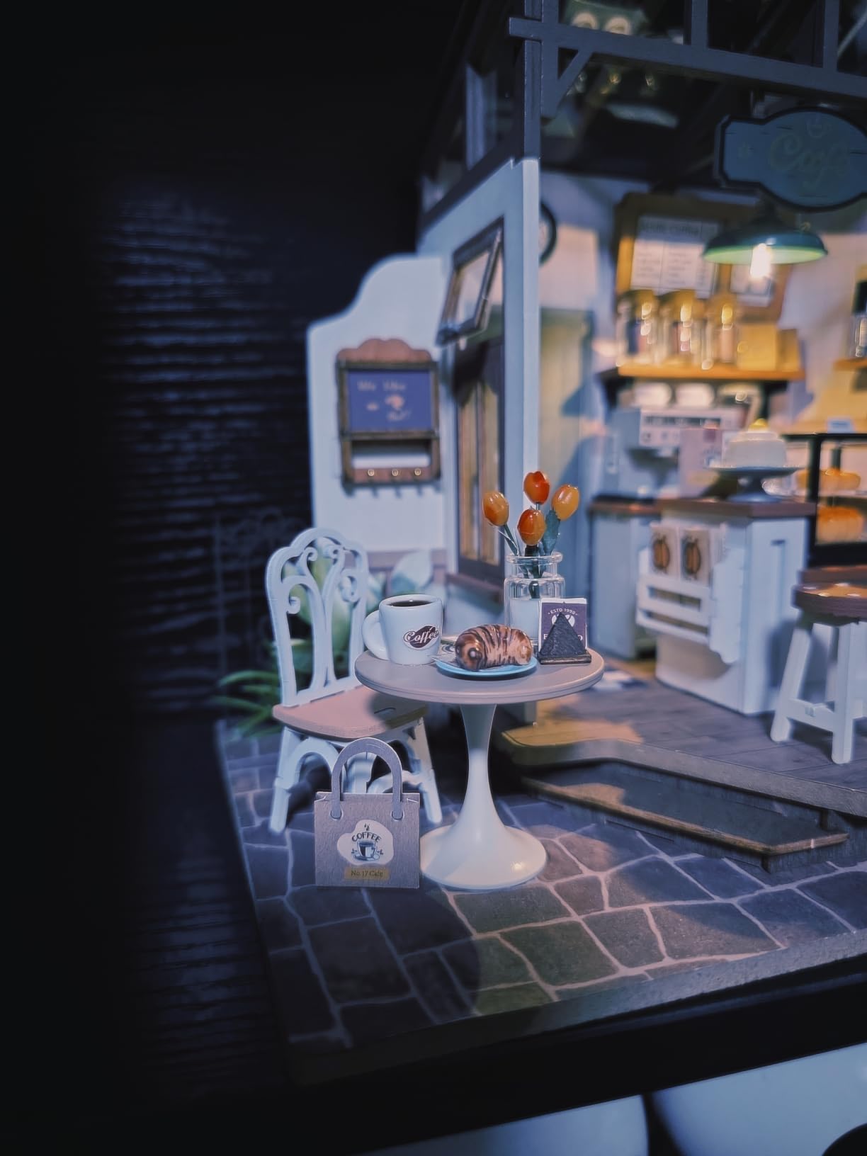 Rowood Coffee Miniature House Kit - NO.17 Cafe DIY Dollhouse for Adults customer photo 1