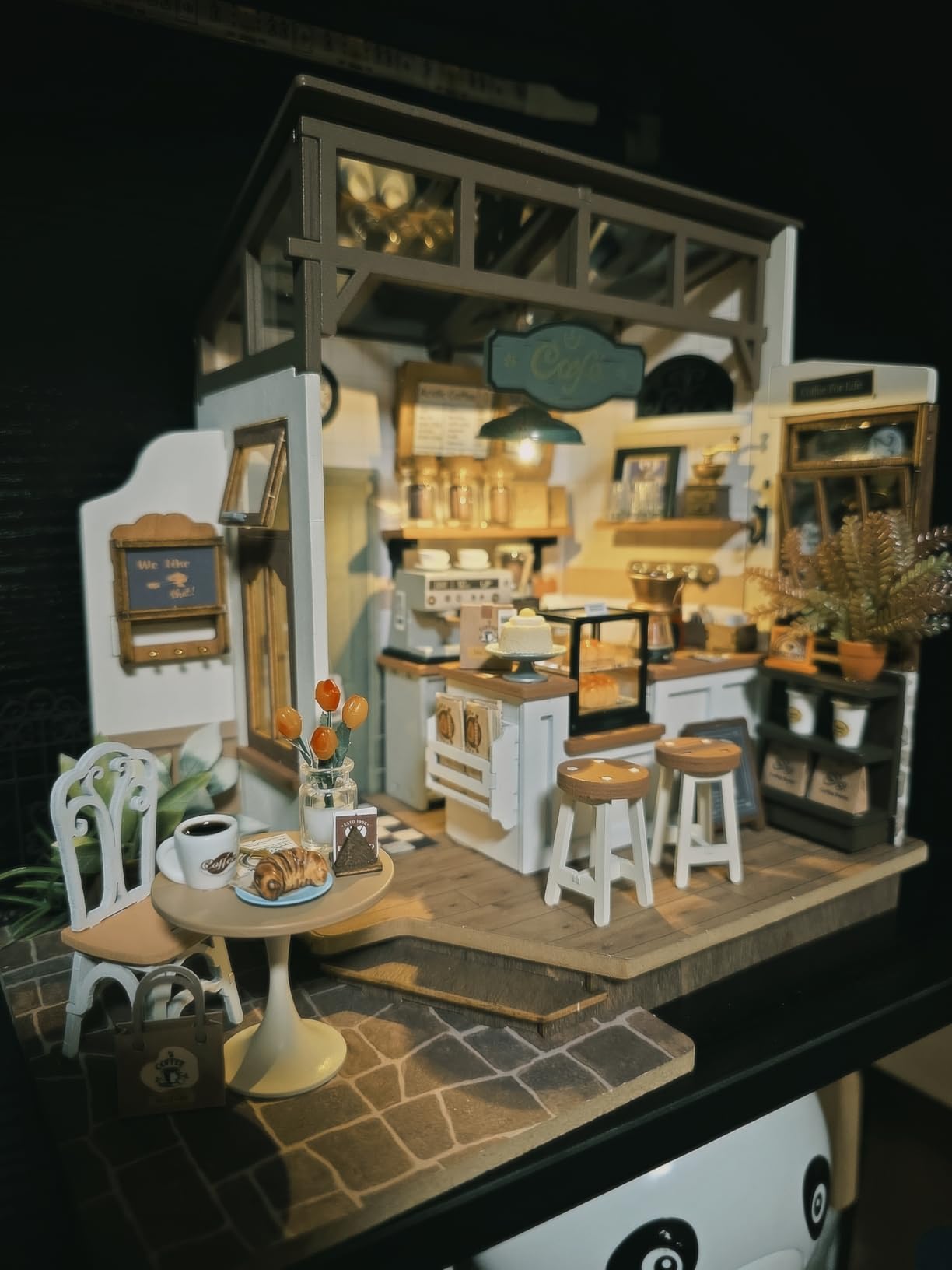Rowood Coffee Miniature House Kit - NO.17 Cafe DIY Dollhouse for Adults customer photo 2