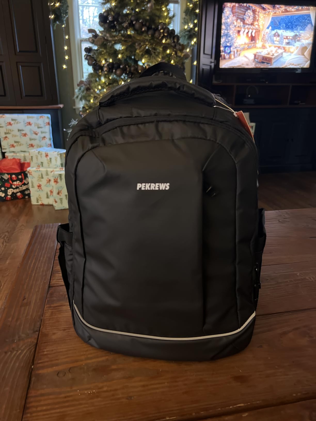 Bartender Bag, Travel Bartending Backpack for Carrying Bar Kit, Portable Bar Bag for Tools Set Storage Cocktail Shaker and Wine Bottle Carrier, Professional Mixology Gift (Backpack Only) customer photo 1