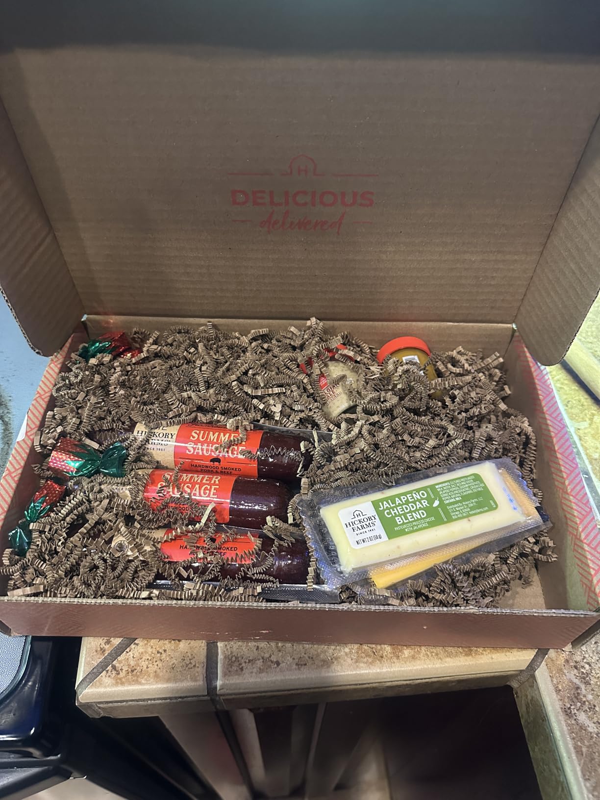 Hickory Farms Savory & Sweet Farmhouse Meat and Cheese Gift Basket (Small) - Box Set | Charcuterie Board Food | Summer Sausage | Father's Day | Mother's Day | Easter | Christmas | Holiday | Housewarming | Gourmet | Sympathy | Care Package customer photo 1