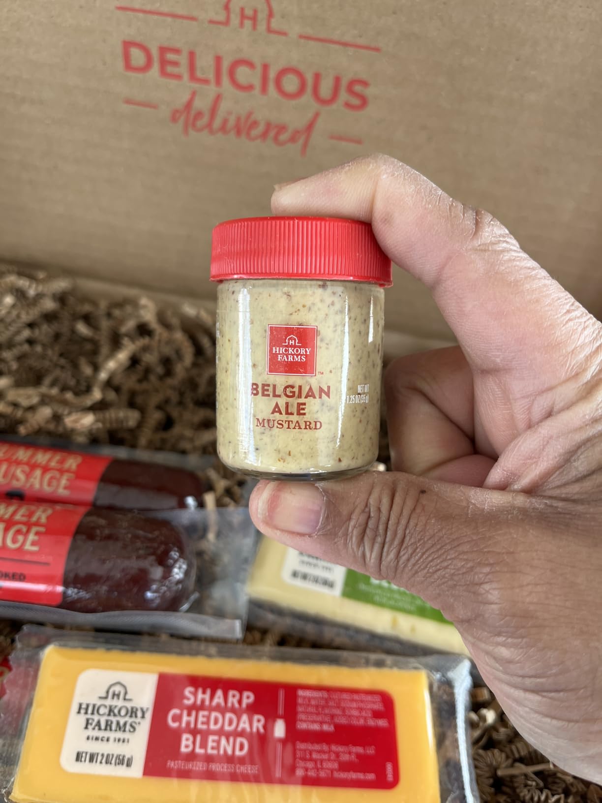 Hickory Farms Savory & Sweet Farmhouse Meat and Cheese Gift Basket (Small) - Box Set | Charcuterie Board Food | Summer Sausage | Father's Day | Mother's Day | Easter | Christmas | Holiday | Housewarming | Gourmet | Sympathy | Care Package customer photo 2