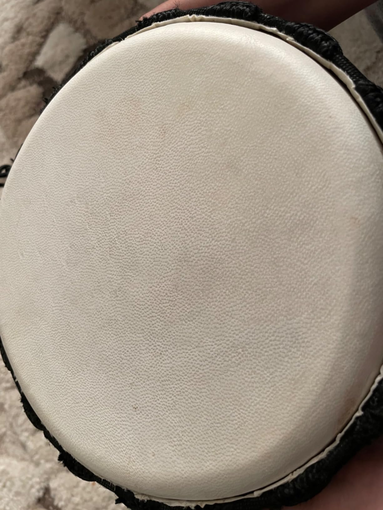 LIEKE Djembe African Drum 10'' x 20'' Mahogany Goatskin Drumhead Hand-painted Pattern Hand Drum for Adults Beginners customer photo 2