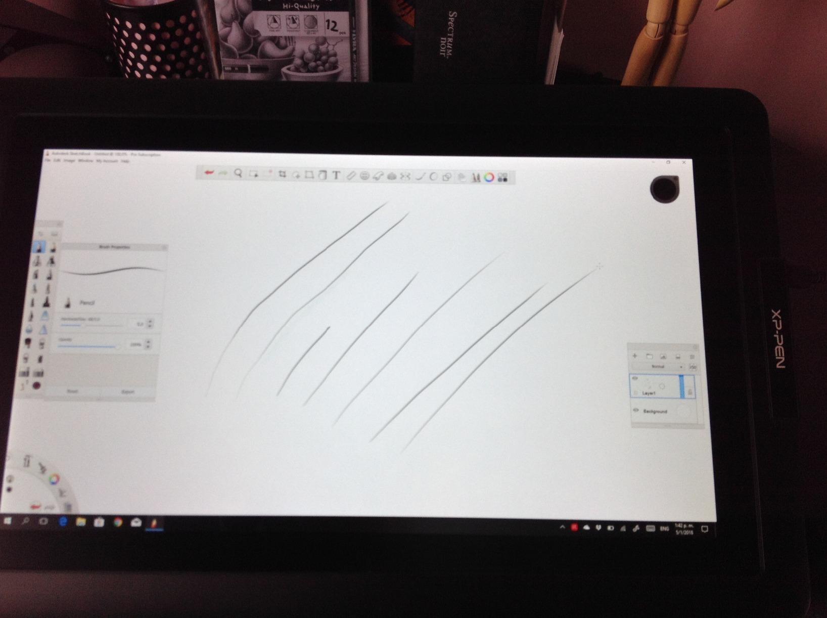 XPPen Artist Pro 16 Gen2 2.5K 16 inch QHD Drawing Tablet with Full Laminated Anti-Glare Screen 16384 Pressure Levels X3 Pro Battery-Free Stylus 159% sRGB customer photo 1