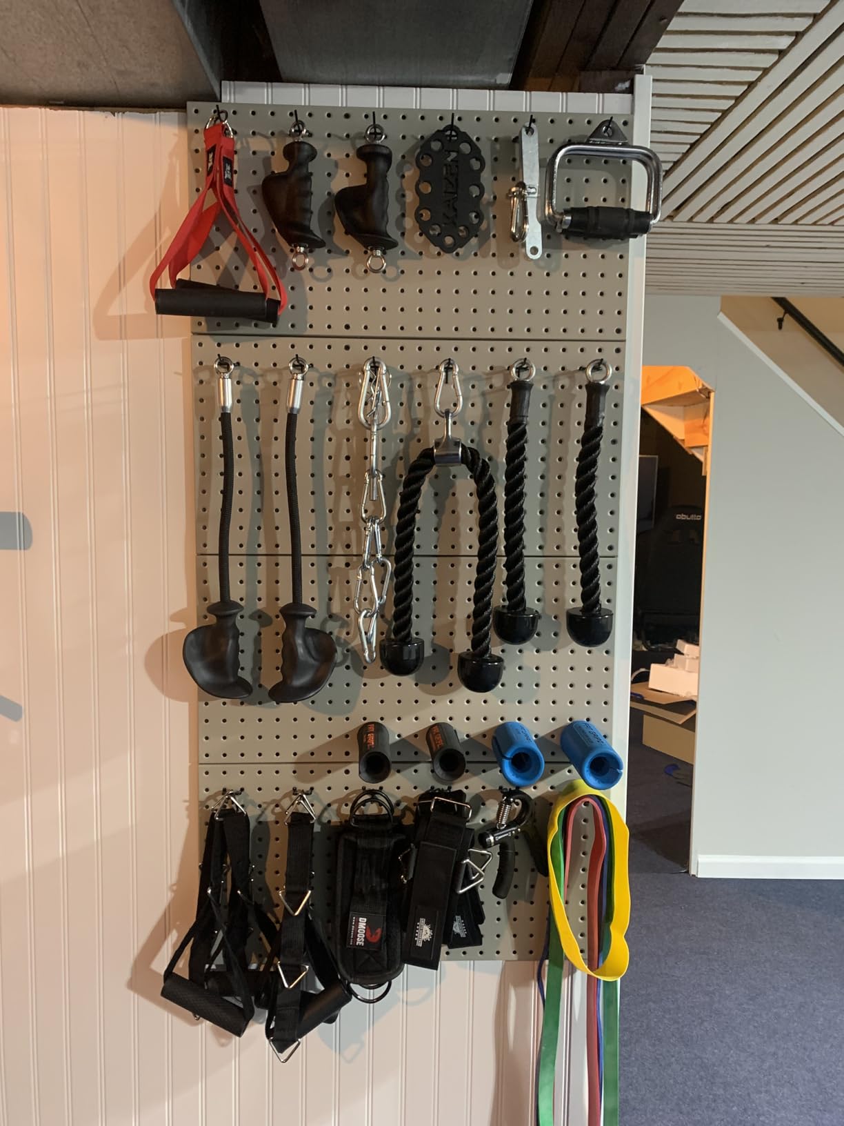 Ultrawall 4 Pcs Metal Pegboard Wall Panels, Peg Boards for Garage Tool Storage customer photo 2