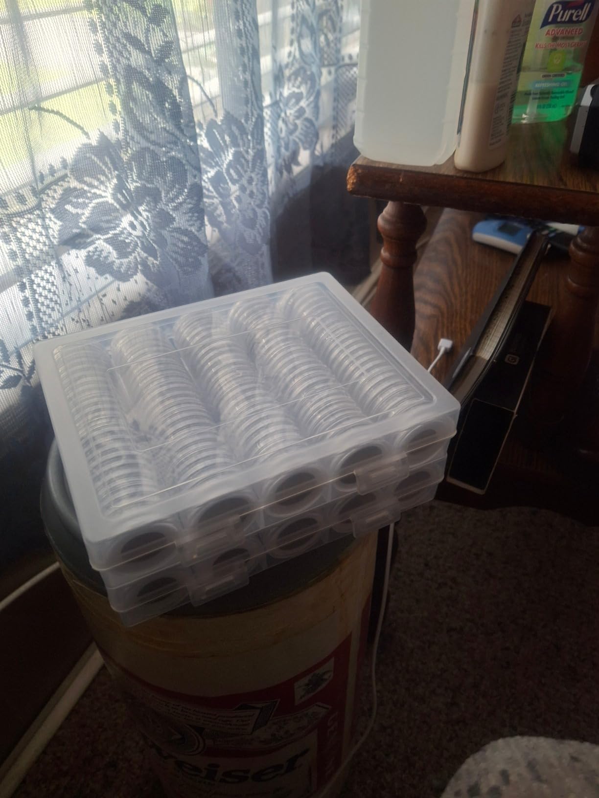 240 PCS 30mm Plastic Coin Capsule Holder, 5 Sizes Protect Gasket Coin Case for Collectors customer photo 2
